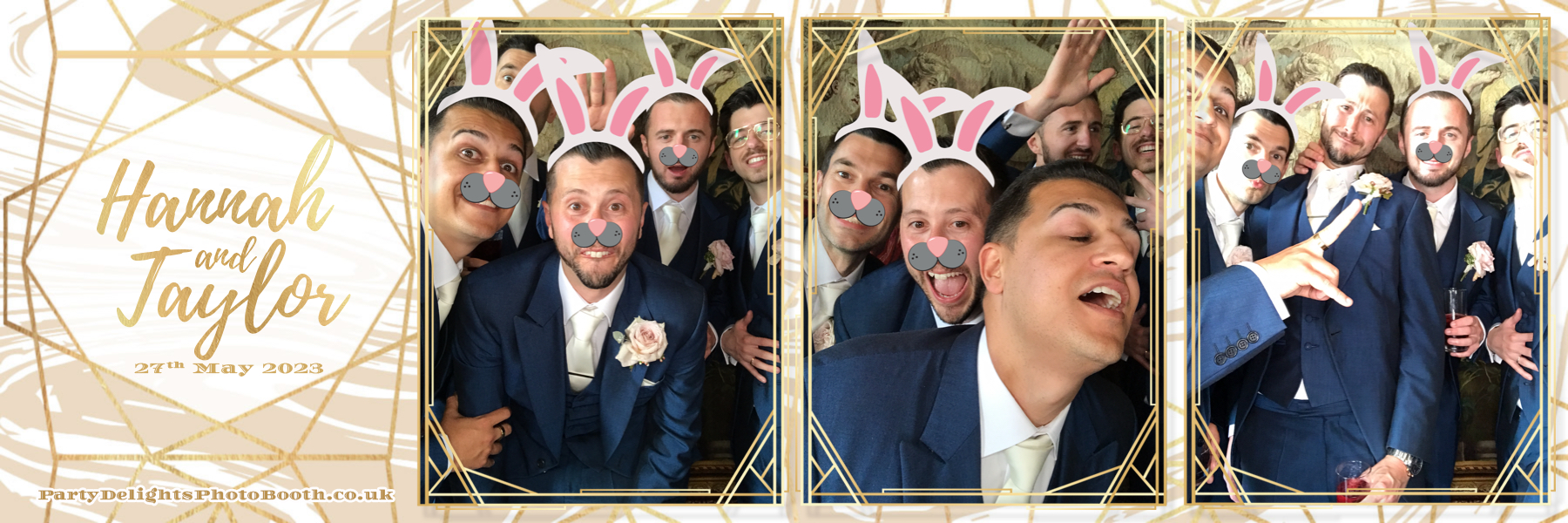 Hannah and Taylor's Wedding | View more photos from the event at gallery.partydelightsphotobooth.co.uk/u/PartyDelightsPhotoBooth/Hannah-and-Taylors-Wedding