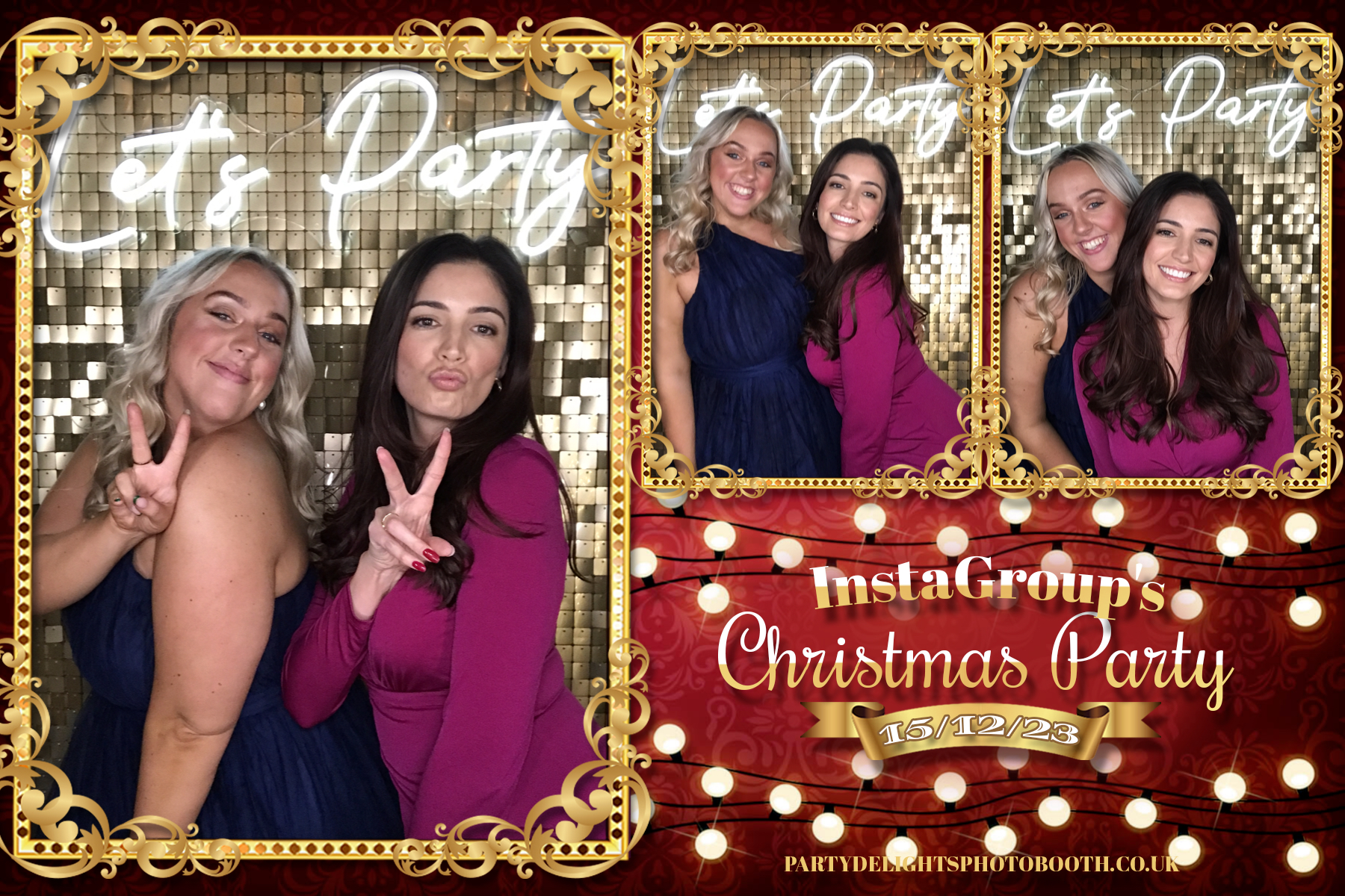 InstaGroup Christmas party 2023 | View more photos from the event at gallery.partydelightsphotobooth.co.uk/u/PartyDelightsPhotoBooth/InstaGroup-Christmas-party-2023