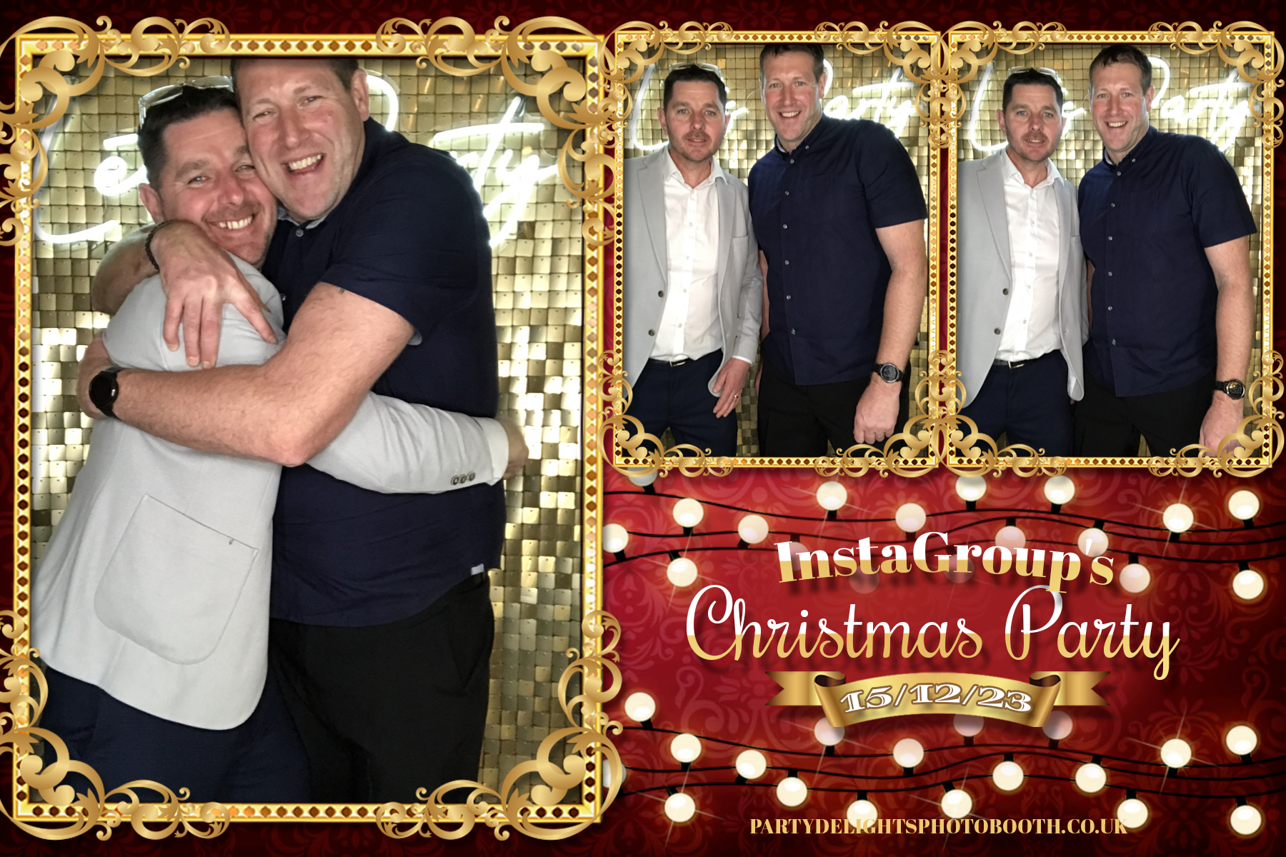 InstaGroup Christmas party 2023 | View more photos from the event at gallery.partydelightsphotobooth.co.uk/u/PartyDelightsPhotoBooth/InstaGroup-Christmas-party-2023