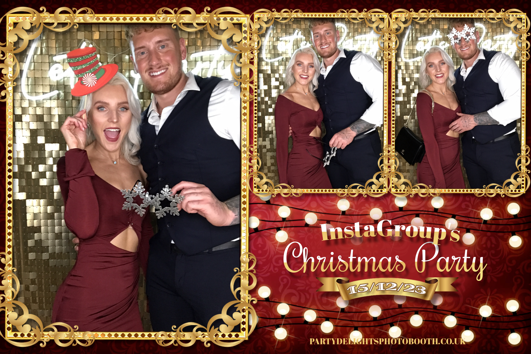 InstaGroup Christmas party 2023 | View more photos from the event at gallery.partydelightsphotobooth.co.uk/u/PartyDelightsPhotoBooth/InstaGroup-Christmas-party-2023