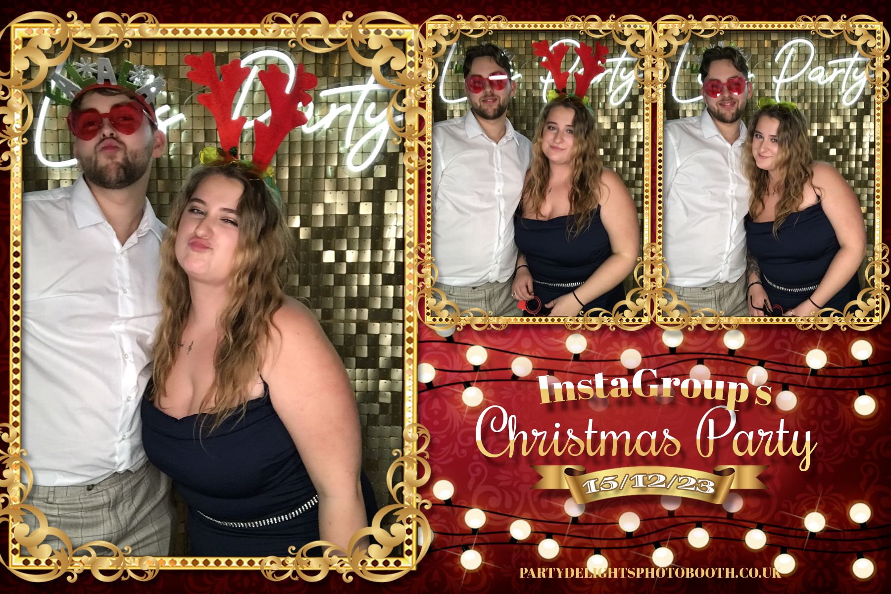 InstaGroup Christmas party 2023 | View more photos from the event at gallery.partydelightsphotobooth.co.uk/u/PartyDelightsPhotoBooth/InstaGroup-Christmas-party-2023
