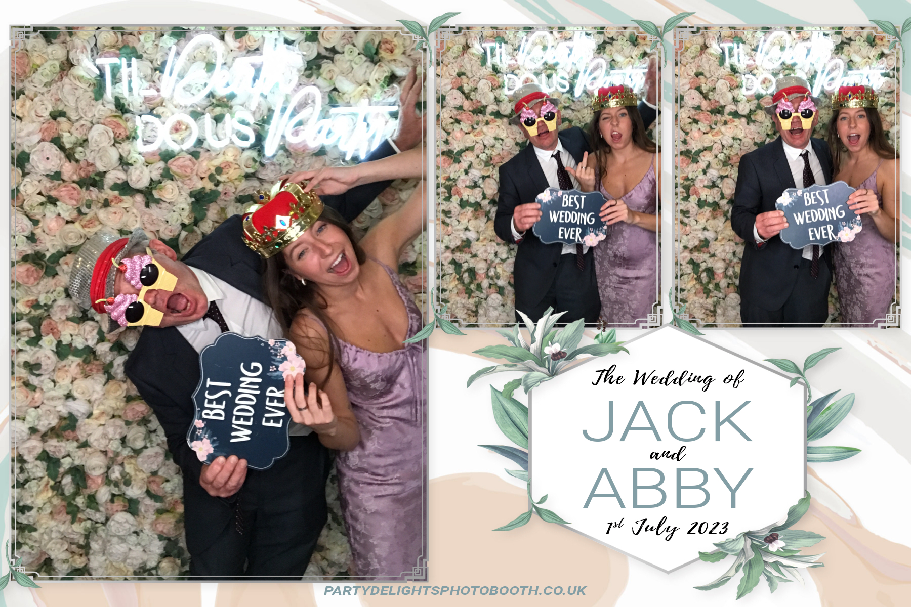 Jack and Abby’s wedding | View more photos from the event at gallery.partydelightsphotobooth.co.uk/u/PartyDelightsPhotoBooth/Jack-and-Abby’s-wedding