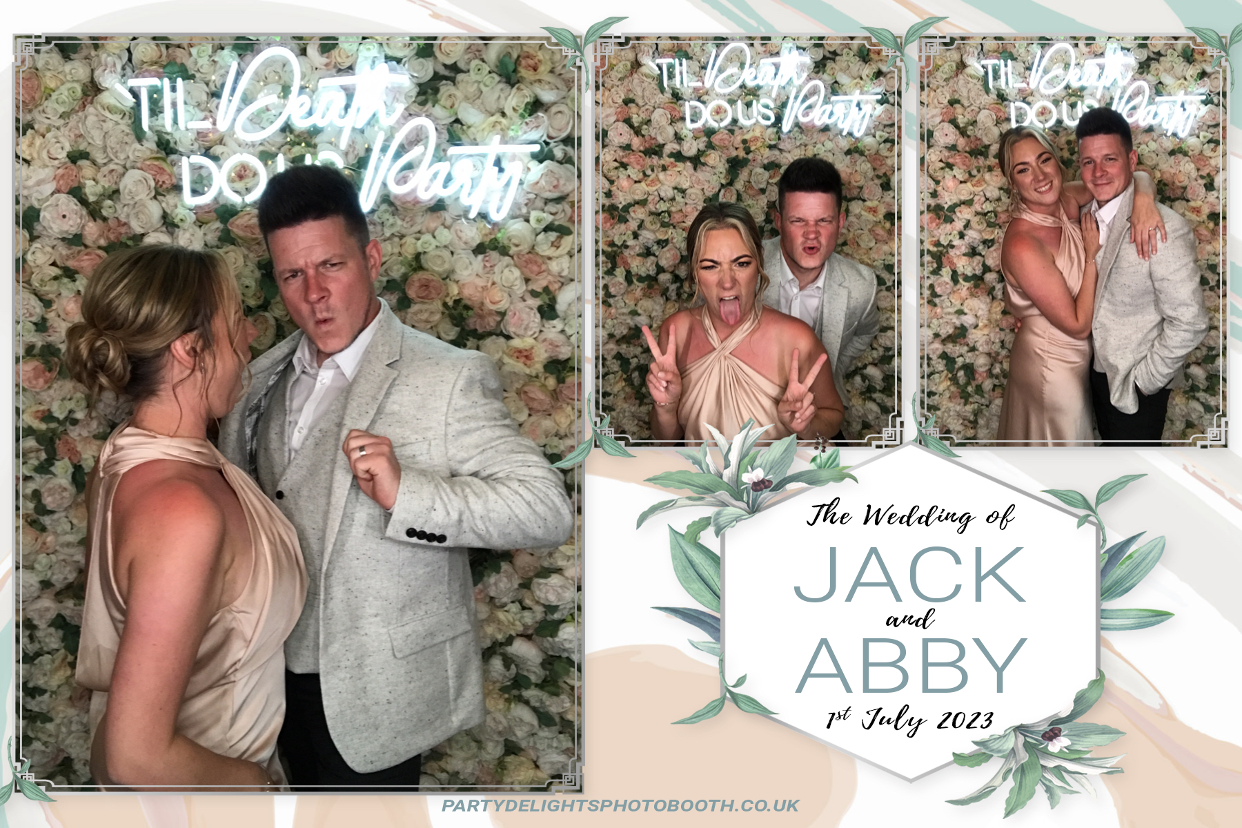 Jack and Abby’s wedding | View more photos from the event at gallery.partydelightsphotobooth.co.uk/u/PartyDelightsPhotoBooth/Jack-and-Abby’s-wedding