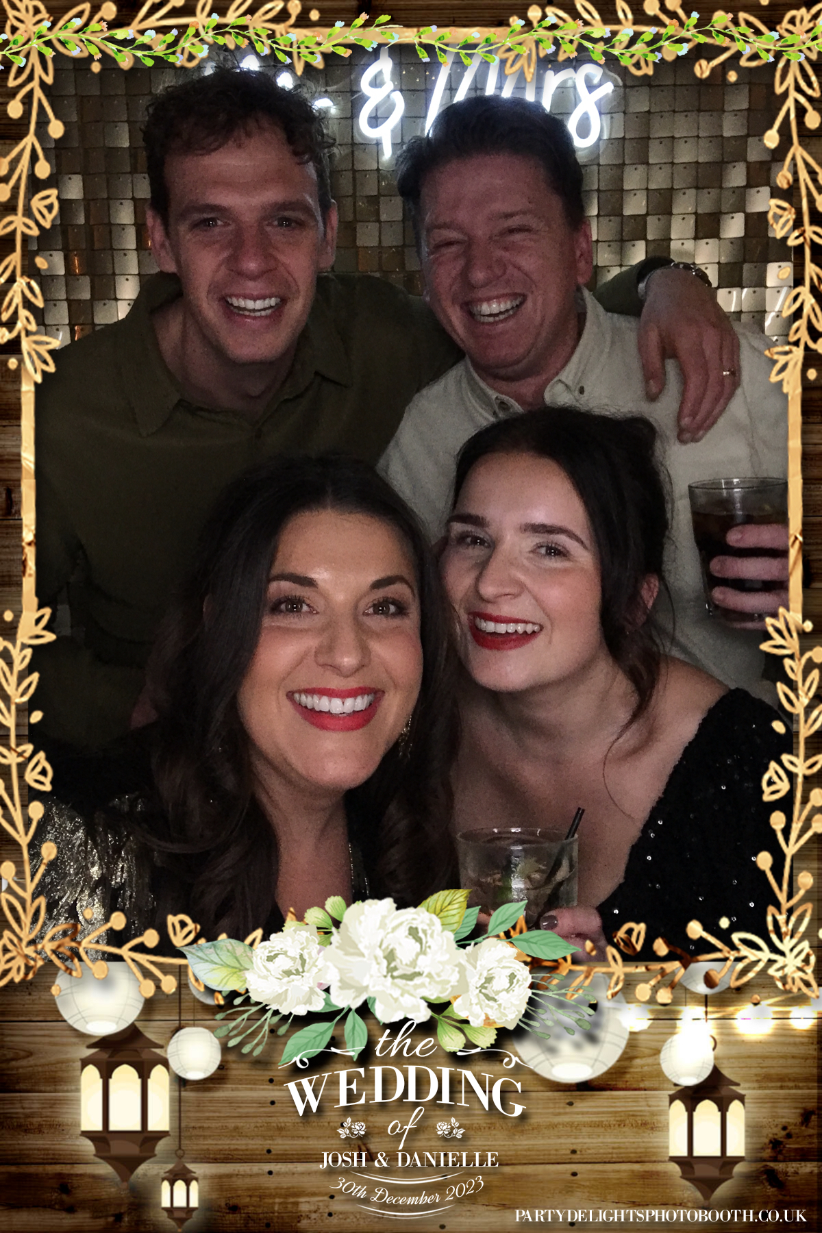 Josh’s and Danielle’s Wedding | View more photos from the event at gallery.partydelightsphotobooth.co.uk/u/PartyDelightsPhotoBooth/Josh’s-and-Danielle’s-Wedding