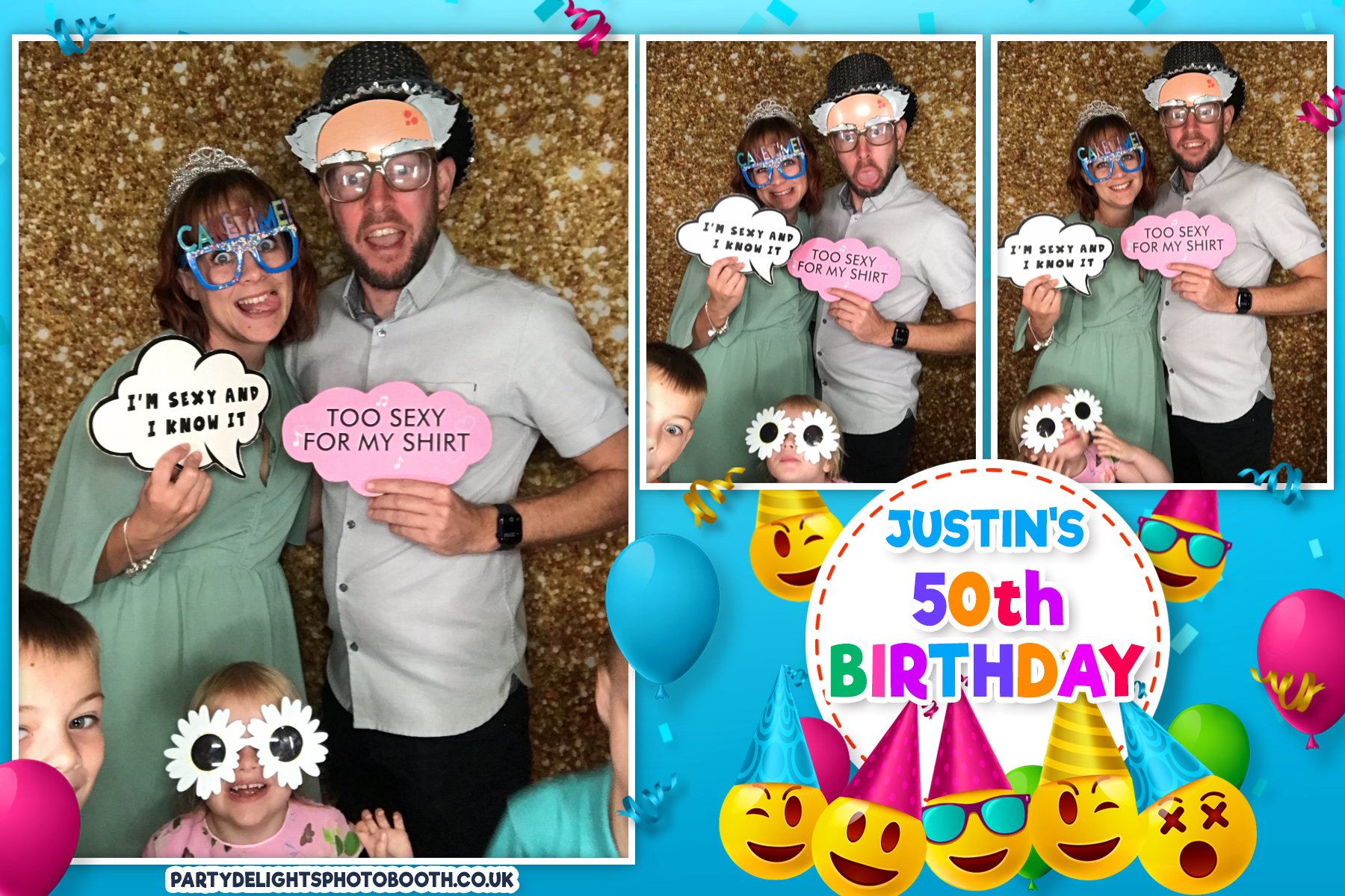 Justin's 50th Birthday Party | View more photos from the event at gallery.partydelightsphotobooth.co.uk/u/PartyDelightsPhotoBooth/Justins-50th-Birthday-Party