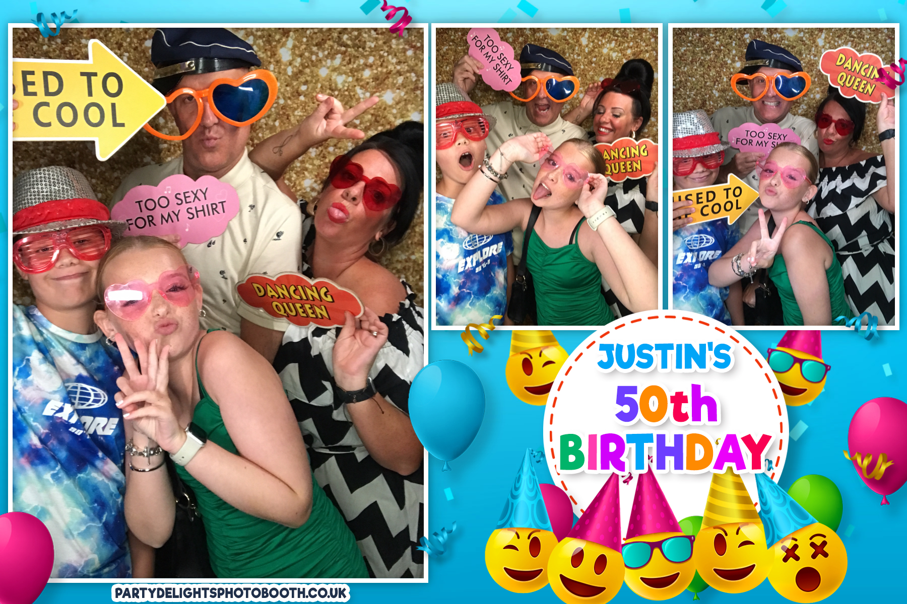 Justin's 50th Birthday Party | View more photos from the event at gallery.partydelightsphotobooth.co.uk/u/PartyDelightsPhotoBooth/Justins-50th-Birthday-Party