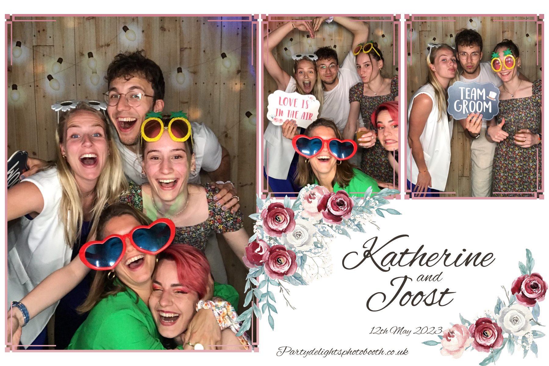 Katherine and Joost's Wedding | View more photos from the event at gallery.partydelightsphotobooth.co.uk/u/PartyDelightsPhotoBooth/Katherine-and-Joosts-Wedding