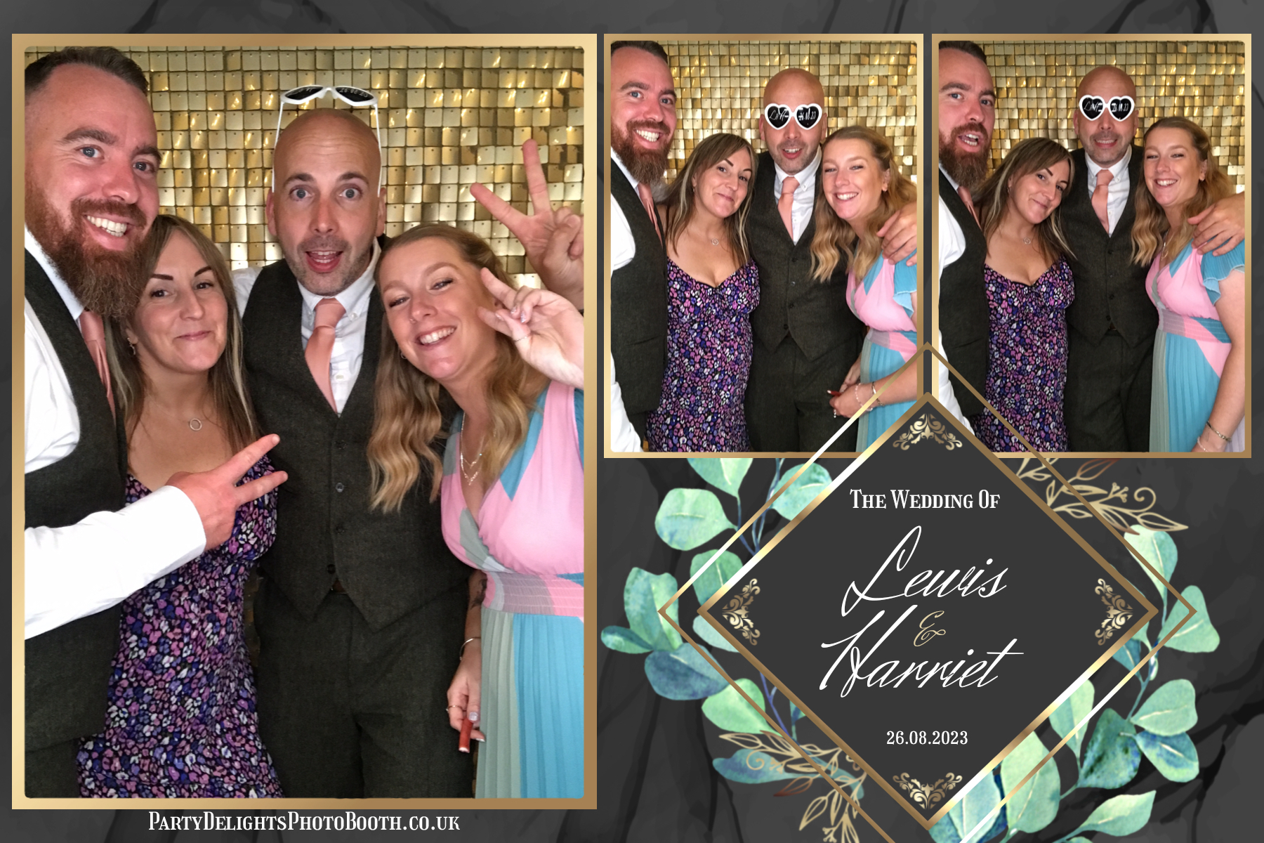 Lewis and Harriet's Wedding | View more photos from the event at gallery.partydelightsphotobooth.co.uk/u/PartyDelightsPhotoBooth/Lewis-and-Harriets-Wedding