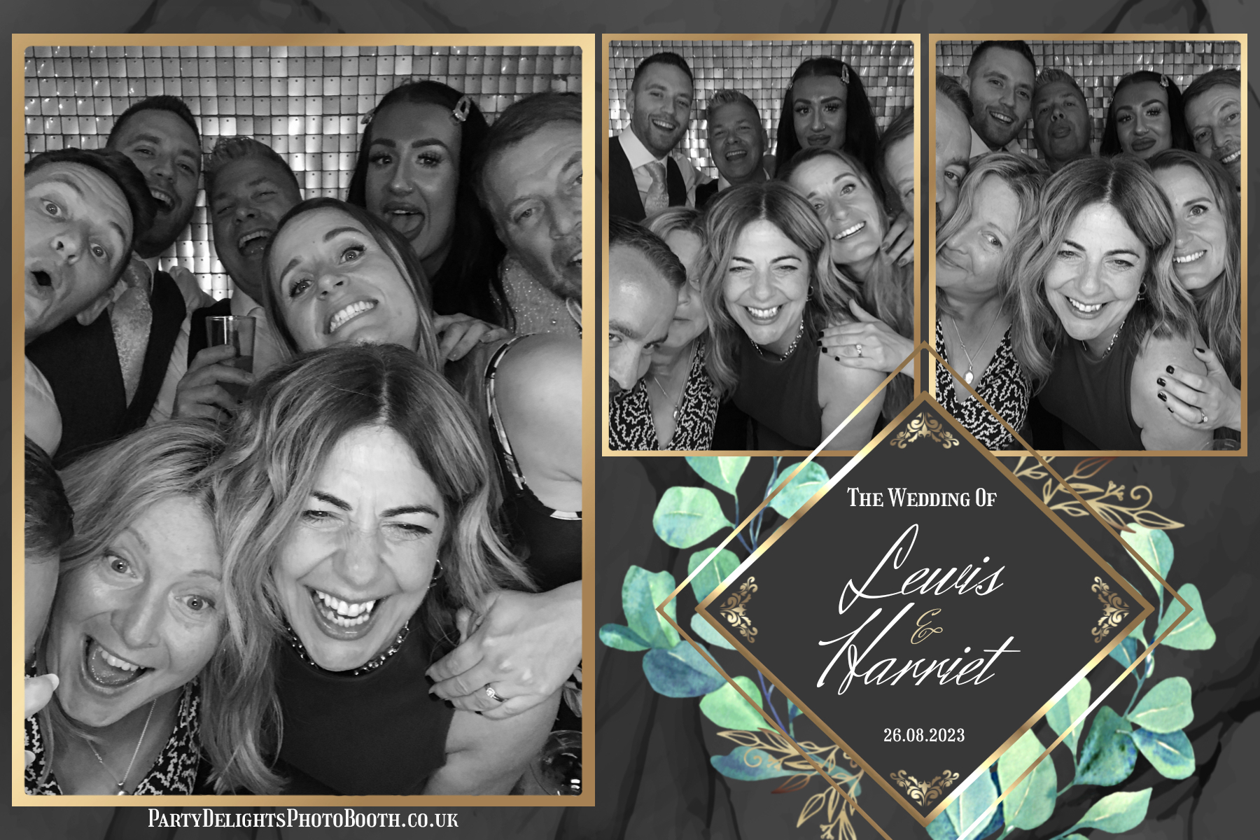 Lewis and Harriet's Wedding | View more photos from the event at gallery.partydelightsphotobooth.co.uk/u/PartyDelightsPhotoBooth/Lewis-and-Harriets-Wedding