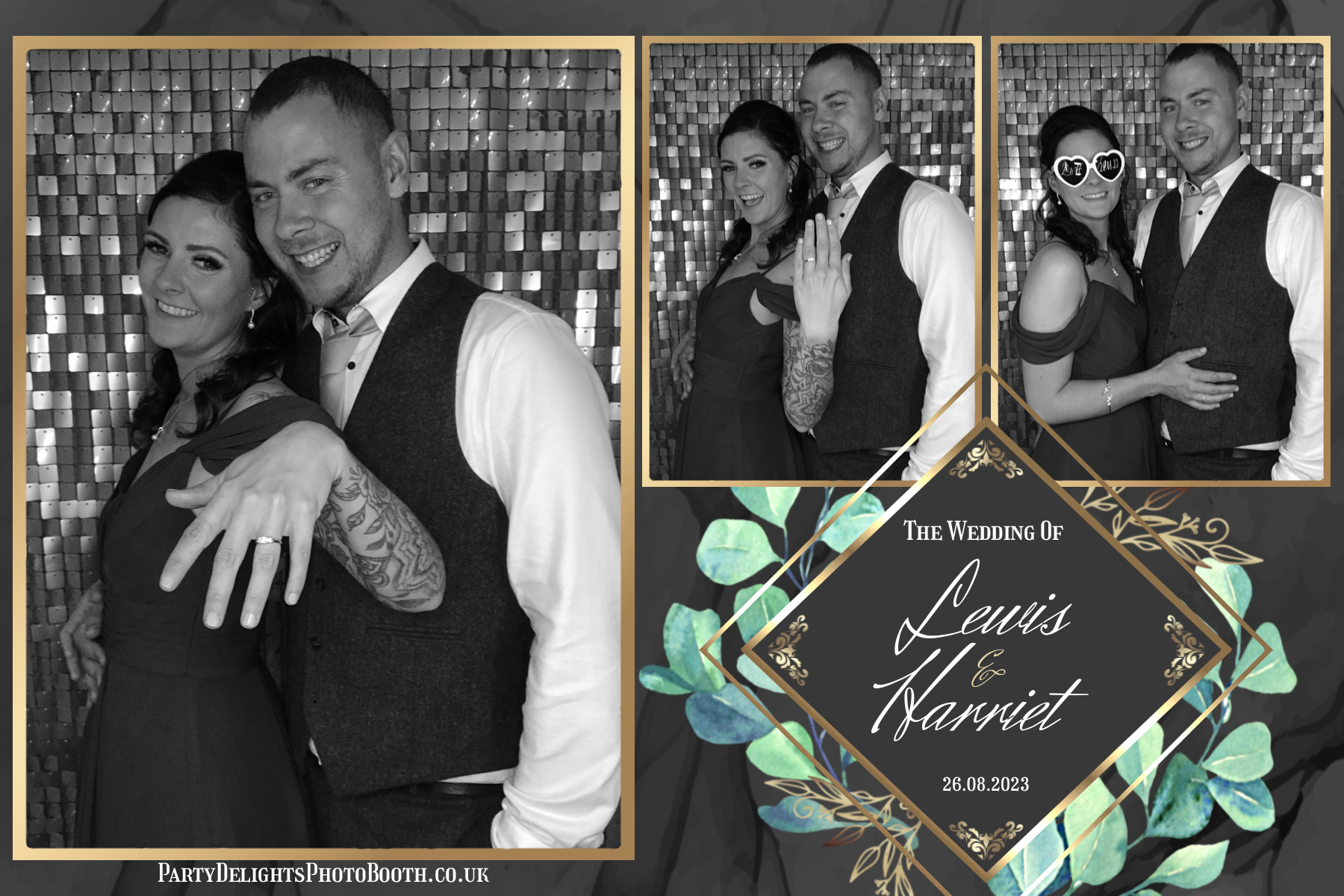 Lewis and Harriet's Wedding | View more photos from the event at gallery.partydelightsphotobooth.co.uk/u/PartyDelightsPhotoBooth/Lewis-and-Harriets-Wedding