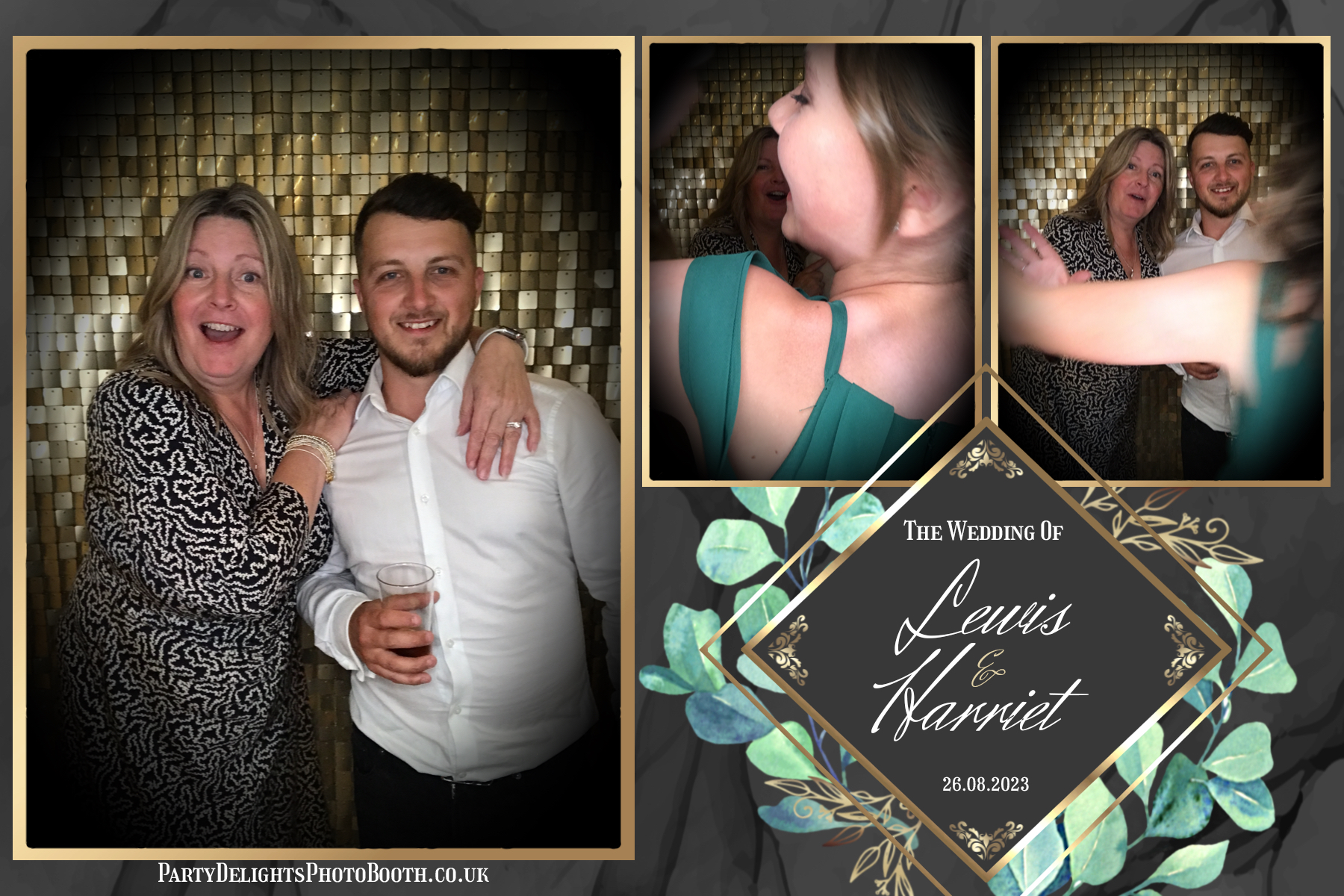 Lewis and Harriet's Wedding | View more photos from the event at gallery.partydelightsphotobooth.co.uk/u/PartyDelightsPhotoBooth/Lewis-and-Harriets-Wedding