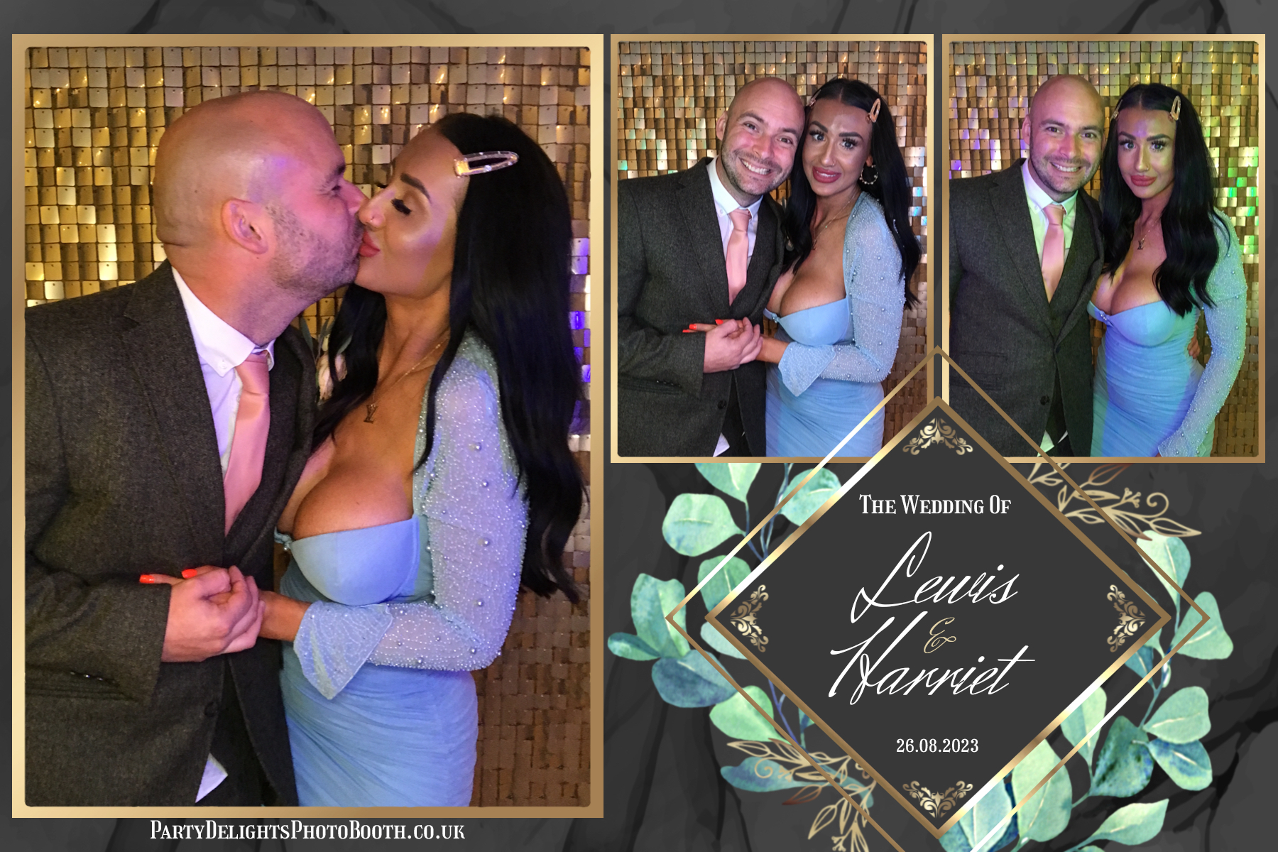 Lewis and Harriet's Wedding | View more photos from the event at gallery.partydelightsphotobooth.co.uk/u/PartyDelightsPhotoBooth/Lewis-and-Harriets-Wedding