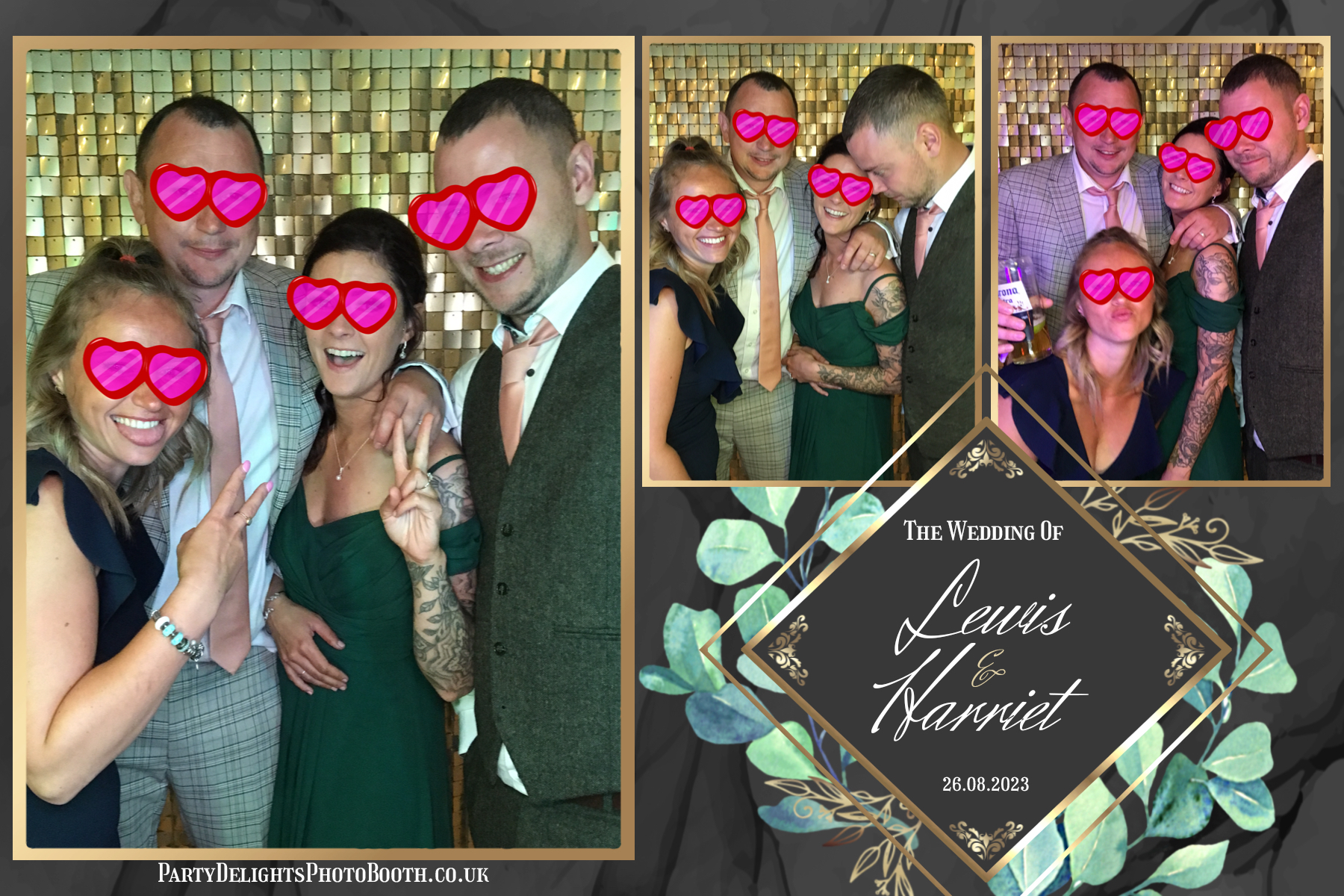 Lewis and Harriet's Wedding | View more photos from the event at gallery.partydelightsphotobooth.co.uk/u/PartyDelightsPhotoBooth/Lewis-and-Harriets-Wedding