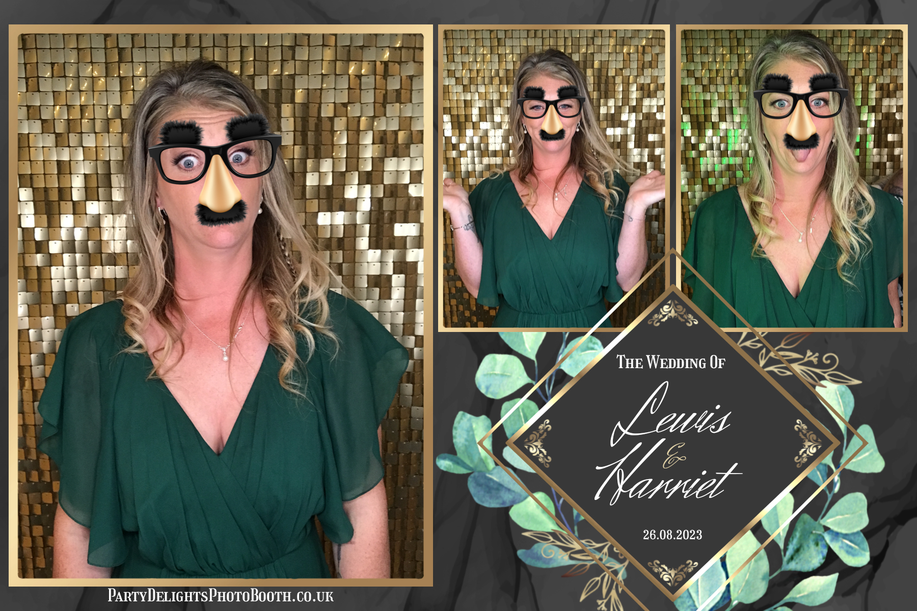 Lewis and Harriet's Wedding | View more photos from the event at gallery.partydelightsphotobooth.co.uk/u/PartyDelightsPhotoBooth/Lewis-and-Harriets-Wedding