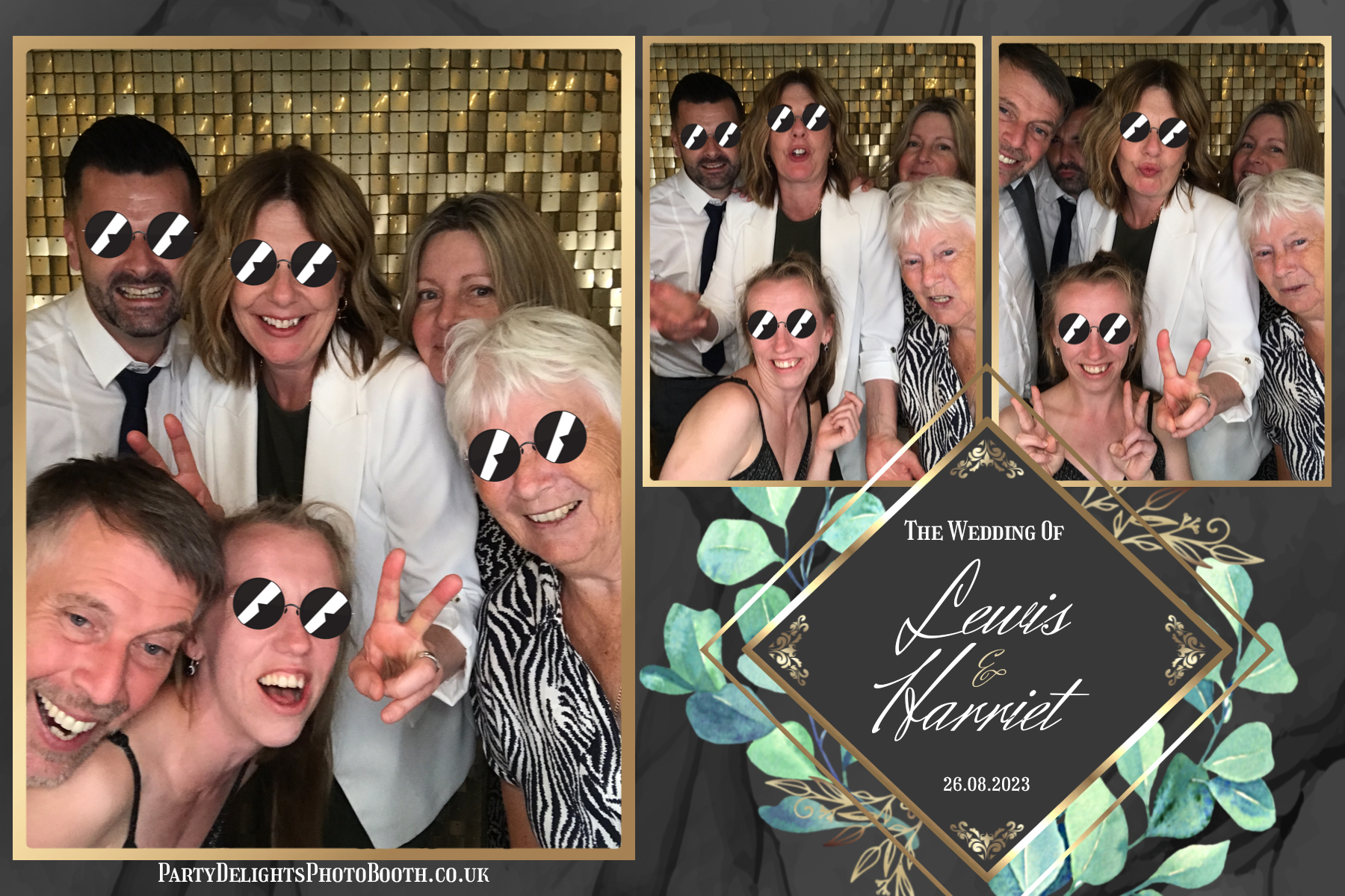 Lewis and Harriet's Wedding | View more photos from the event at gallery.partydelightsphotobooth.co.uk/u/PartyDelightsPhotoBooth/Lewis-and-Harriets-Wedding