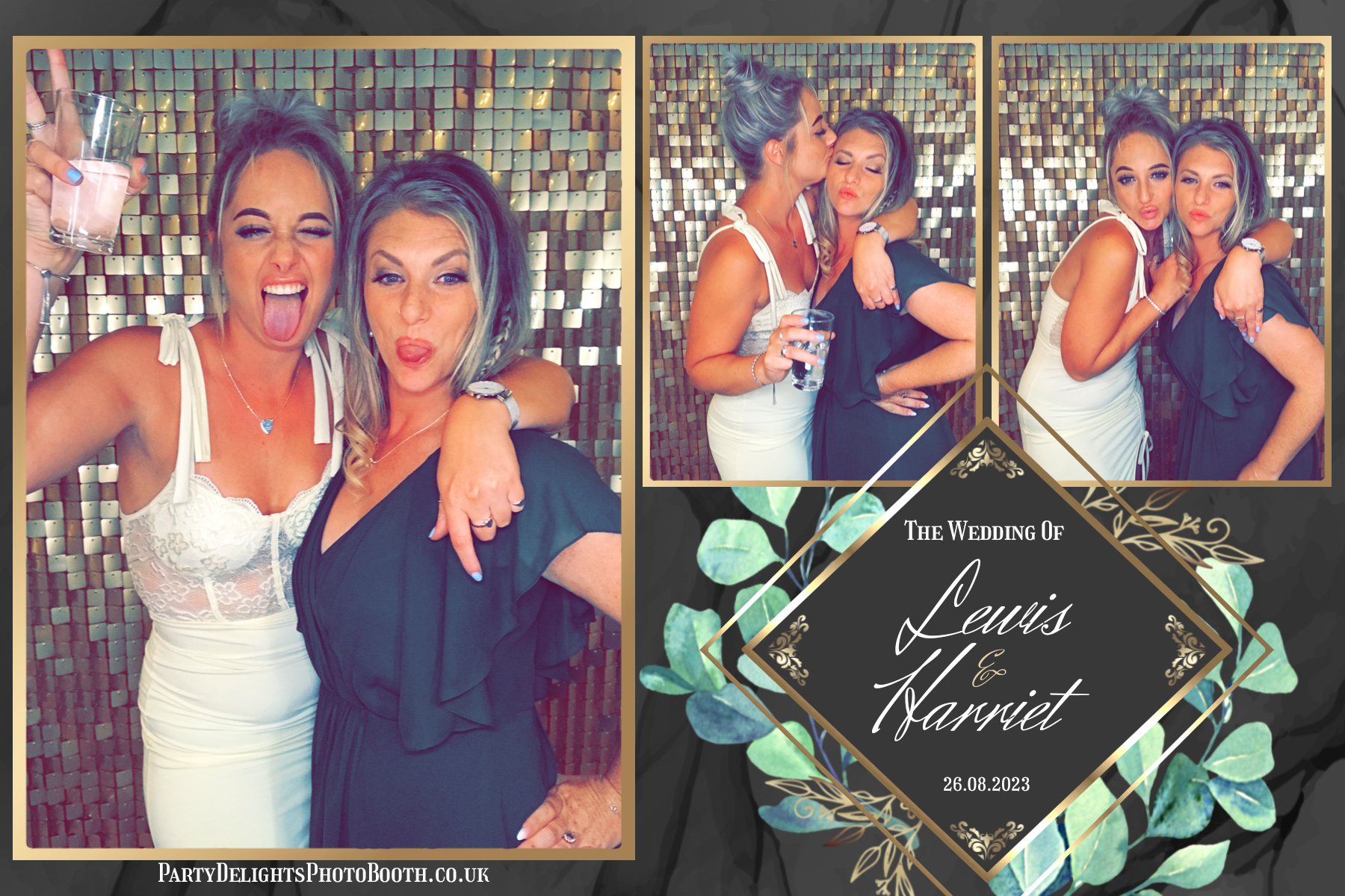 Lewis and Harriet's Wedding | View more photos from the event at gallery.partydelightsphotobooth.co.uk/u/PartyDelightsPhotoBooth/Lewis-and-Harriets-Wedding