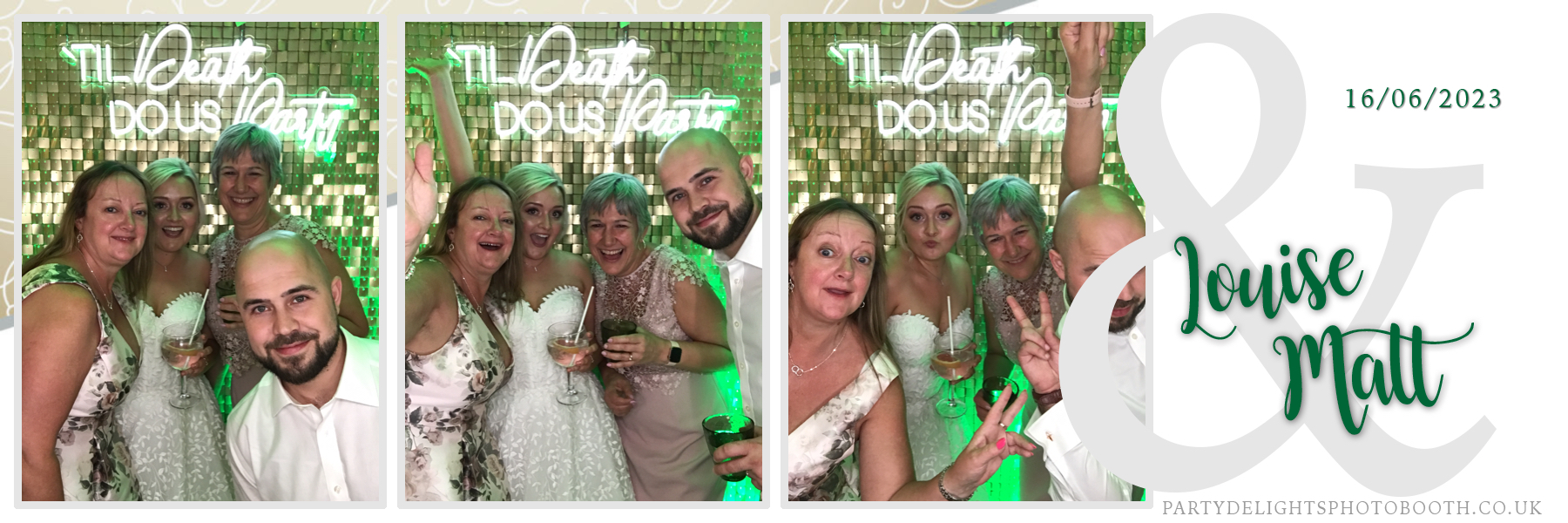 Louise & Matthew's Wedding | View more photos from the event at gallery.partydelightsphotobooth.co.uk/u/PartyDelightsPhotoBooth/Louise-Matthews-Wedding