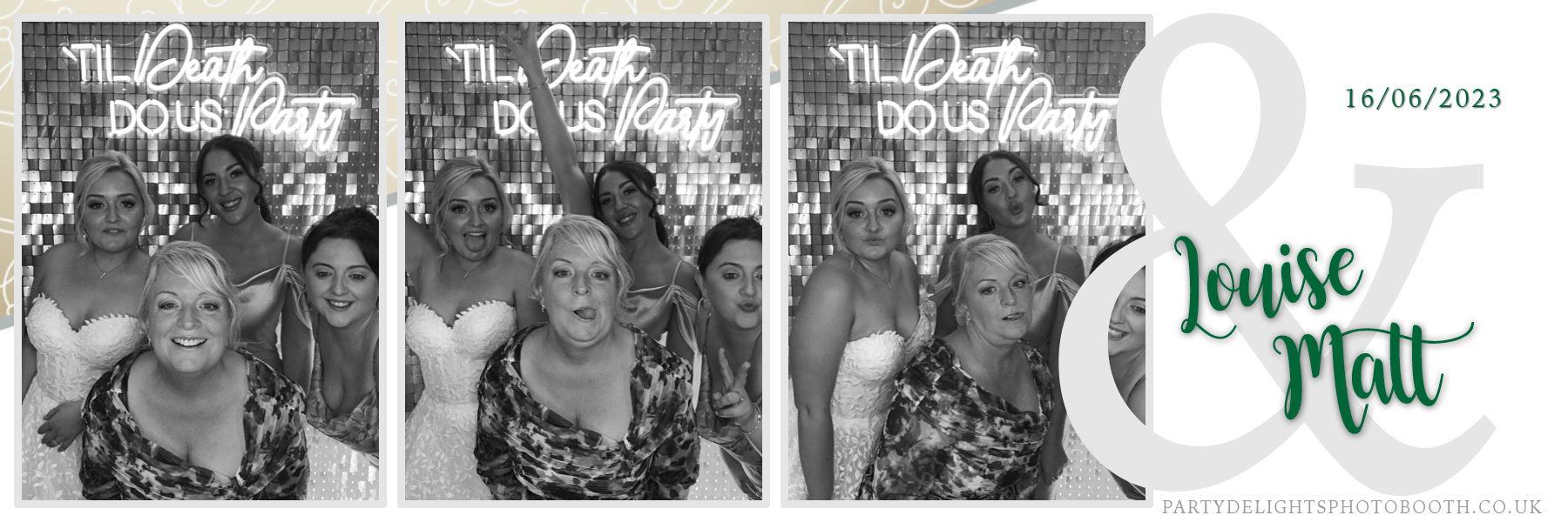 Louise & Matthew's Wedding | View more photos from the event at gallery.partydelightsphotobooth.co.uk/u/PartyDelightsPhotoBooth/Louise-Matthews-Wedding
