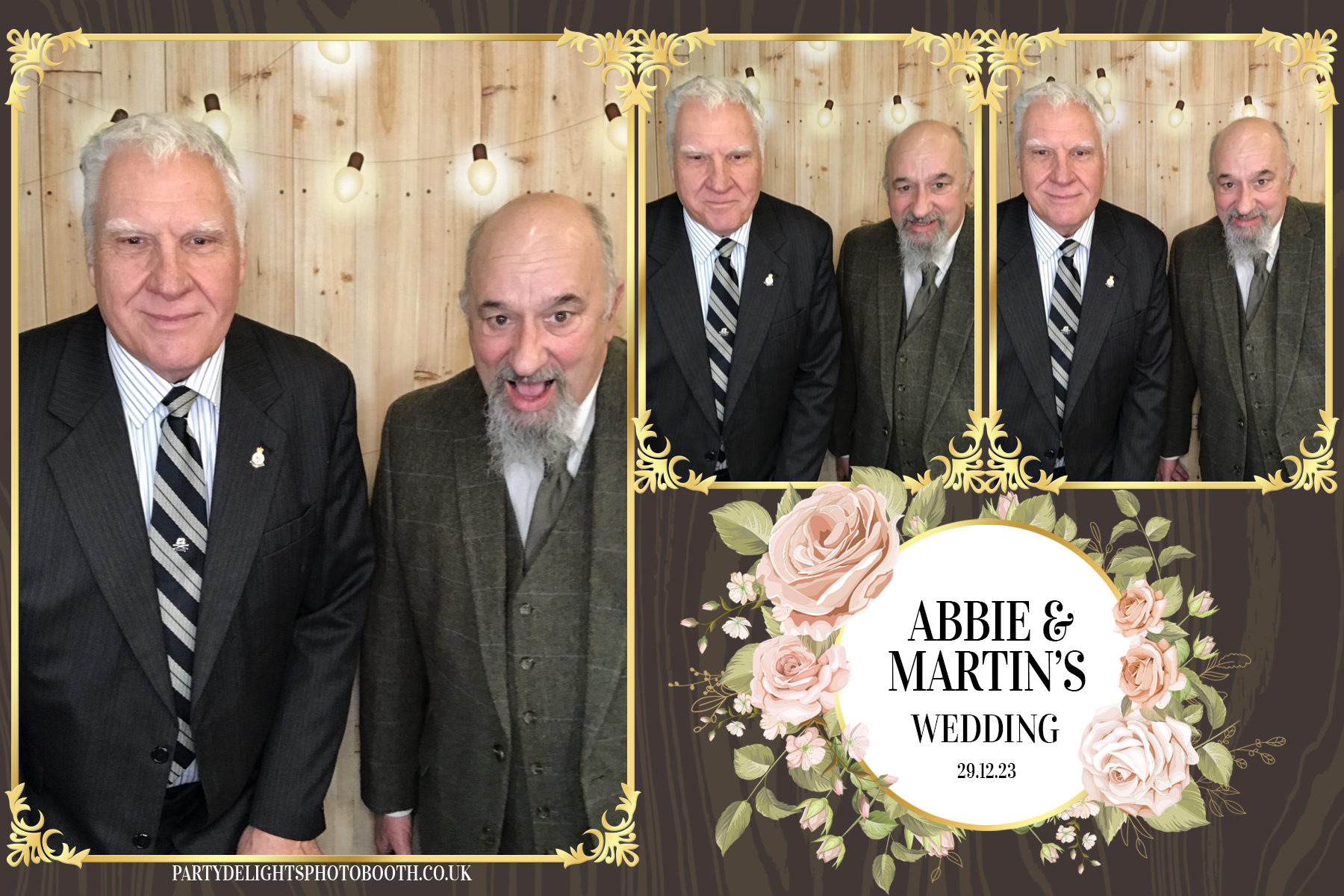 Martin and Abbie's wedding | View more photos from the event at gallery.partydelightsphotobooth.co.uk/u/PartyDelightsPhotoBooth/Martin-and-Abbies-wedding