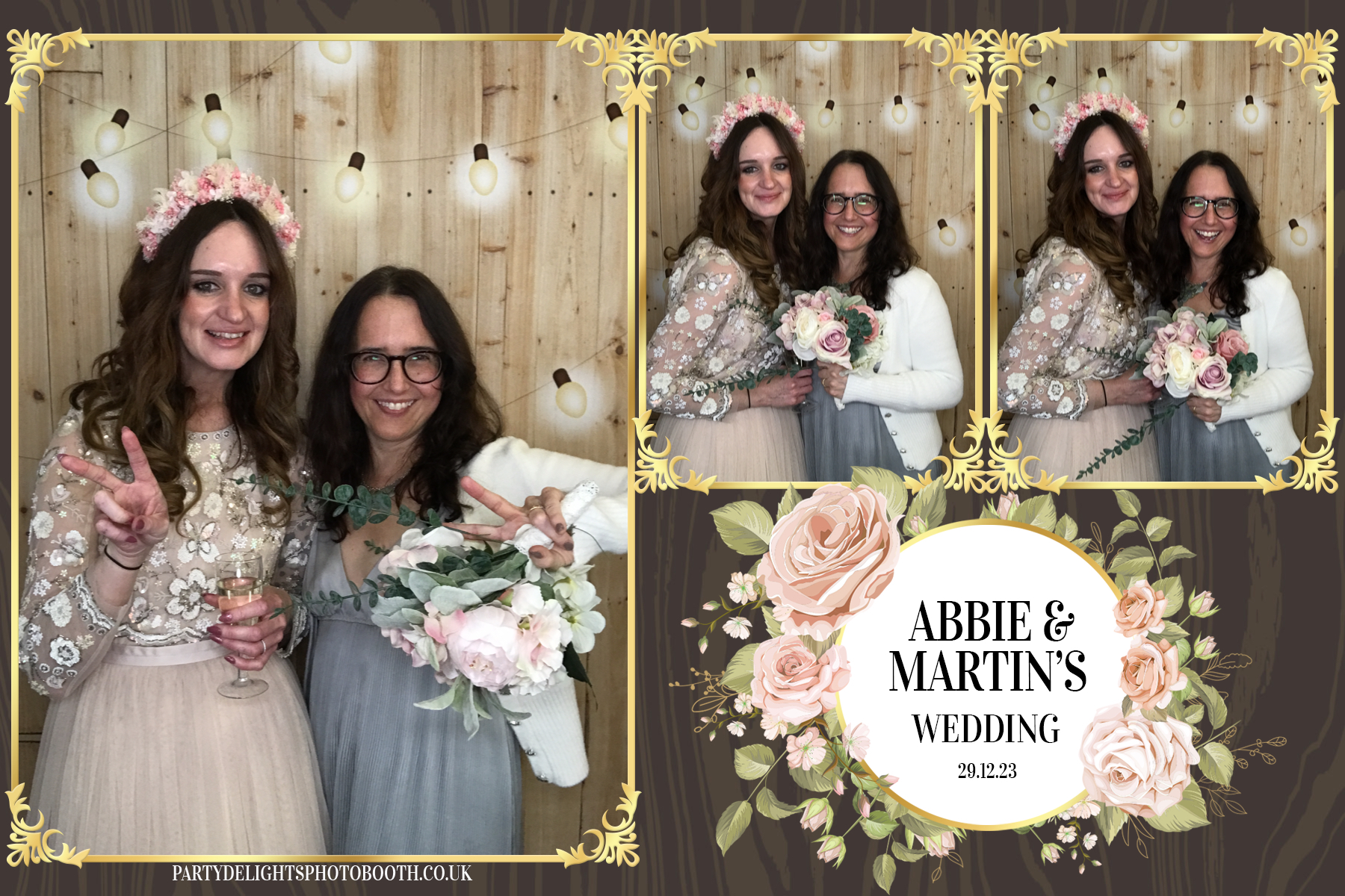 Martin and Abbie's wedding | View more photos from the event at gallery.partydelightsphotobooth.co.uk/u/PartyDelightsPhotoBooth/Martin-and-Abbies-wedding