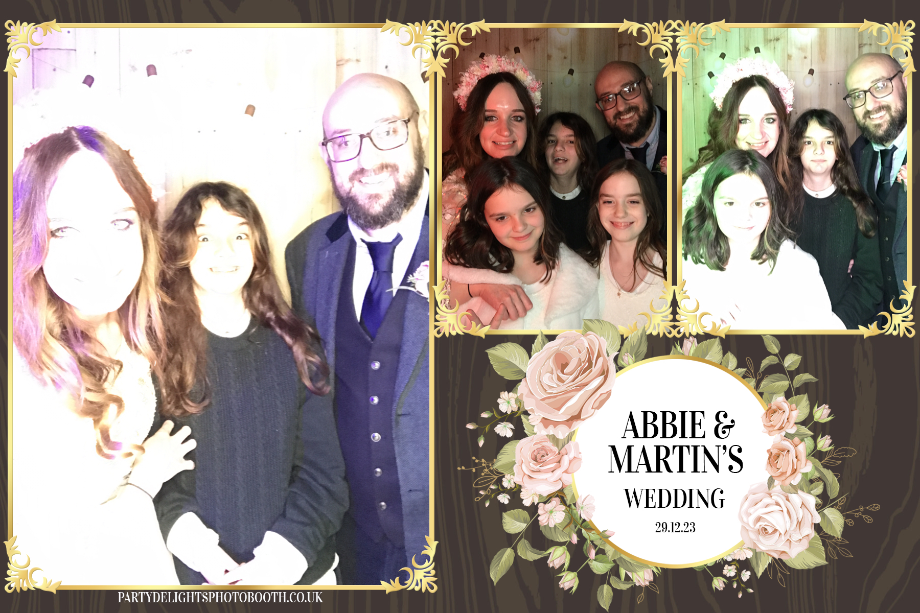 Martin and Abbie's wedding | View more photos from the event at gallery.partydelightsphotobooth.co.uk/u/PartyDelightsPhotoBooth/Martin-and-Abbies-wedding