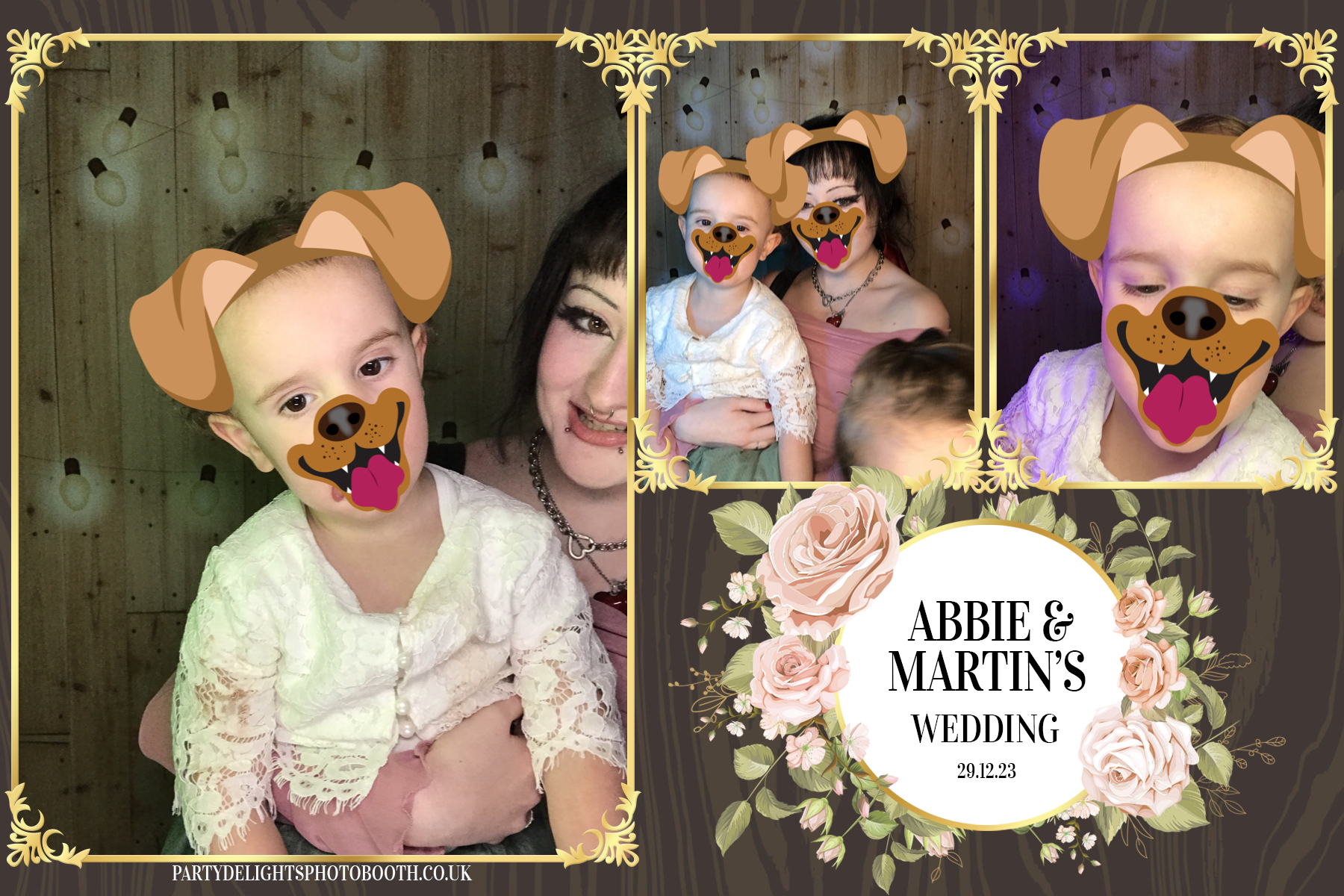 Martin and Abbie's wedding | View more photos from the event at gallery.partydelightsphotobooth.co.uk/u/PartyDelightsPhotoBooth/Martin-and-Abbies-wedding