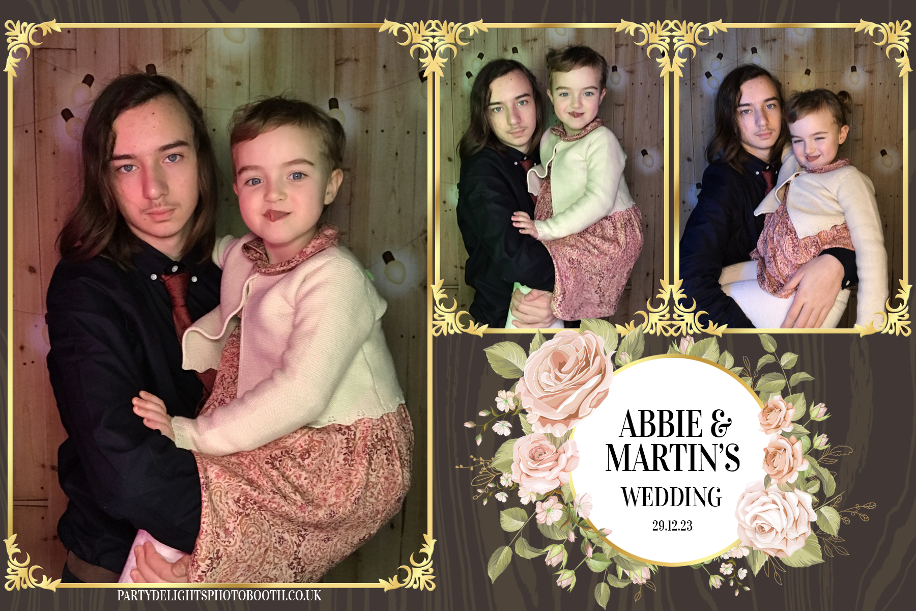 Martin and Abbie's wedding | View more photos from the event at gallery.partydelightsphotobooth.co.uk/u/PartyDelightsPhotoBooth/Martin-and-Abbies-wedding