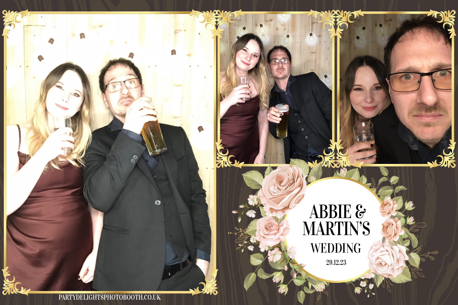 Martin and Abbie's wedding | View more photos from the event at gallery.partydelightsphotobooth.co.uk/u/PartyDelightsPhotoBooth/Martin-and-Abbies-wedding