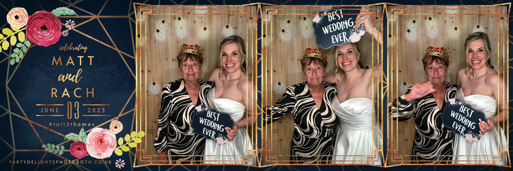 Matt & Rachel's Wedding | View more photos from the event at gallery.partydelightsphotobooth.co.uk/u/PartyDelightsPhotoBooth/Matt-Rachels-Wedding