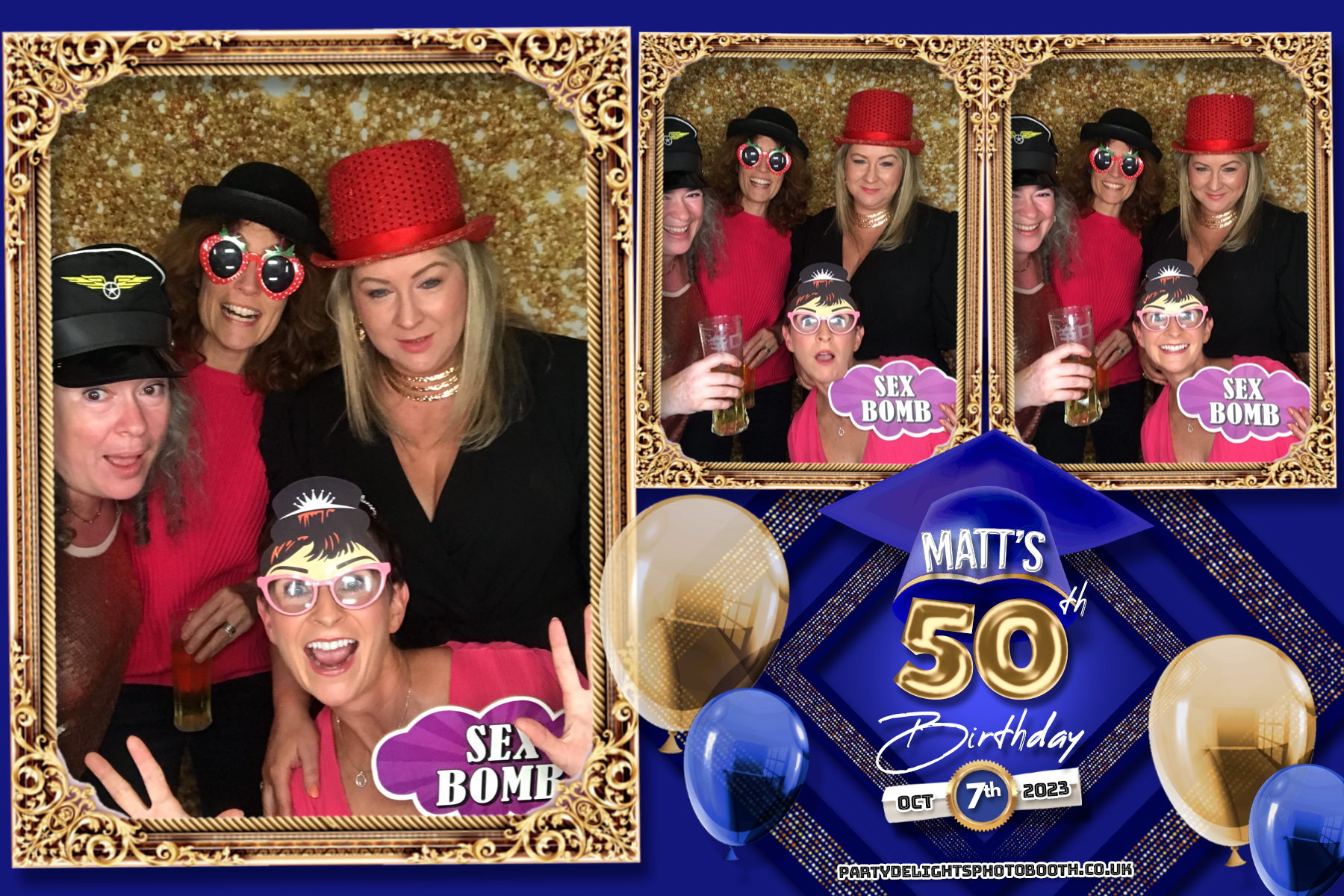 Matthew's 50th Birthday | View more photos from the event at gallery.partydelightsphotobooth.co.uk/u/PartyDelightsPhotoBooth/Matthews-50th-Birthday