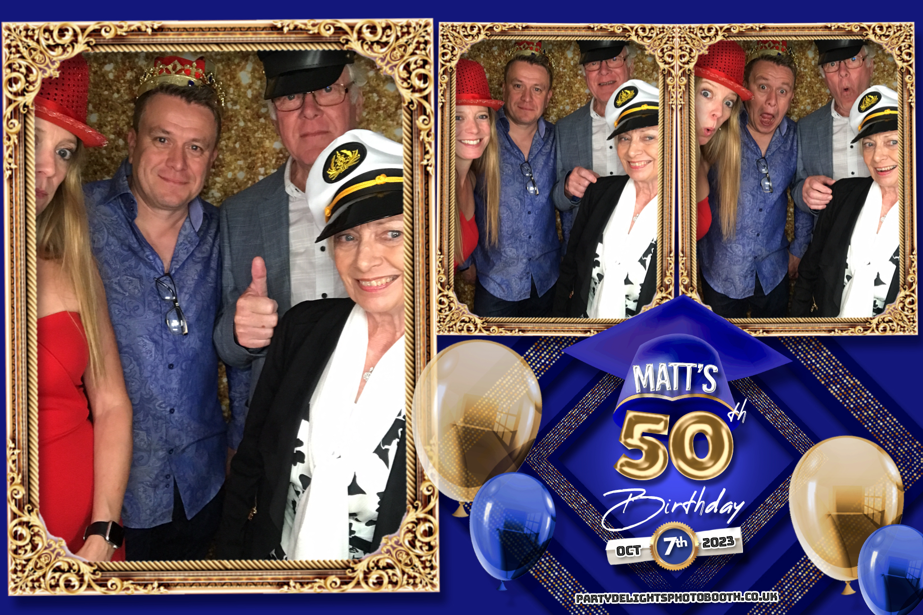 Matthew's 50th Birthday | View more photos from the event at gallery.partydelightsphotobooth.co.uk/u/PartyDelightsPhotoBooth/Matthews-50th-Birthday