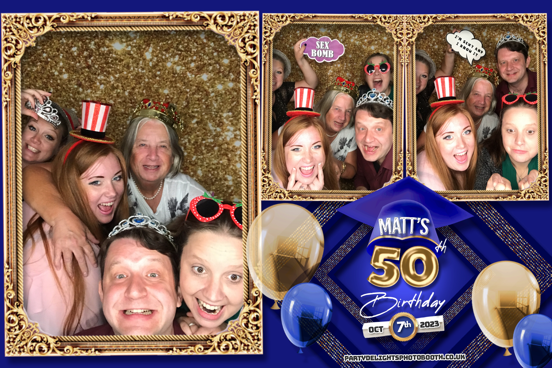 Matthew's 50th Birthday | View more photos from the event at gallery.partydelightsphotobooth.co.uk/u/PartyDelightsPhotoBooth/Matthews-50th-Birthday