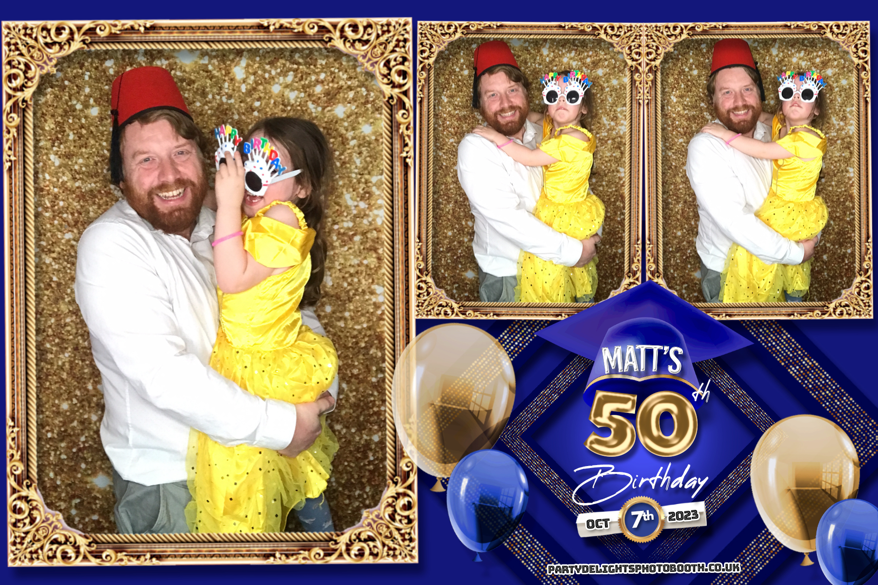 Matthew's 50th Birthday | View more photos from the event at gallery.partydelightsphotobooth.co.uk/u/PartyDelightsPhotoBooth/Matthews-50th-Birthday
