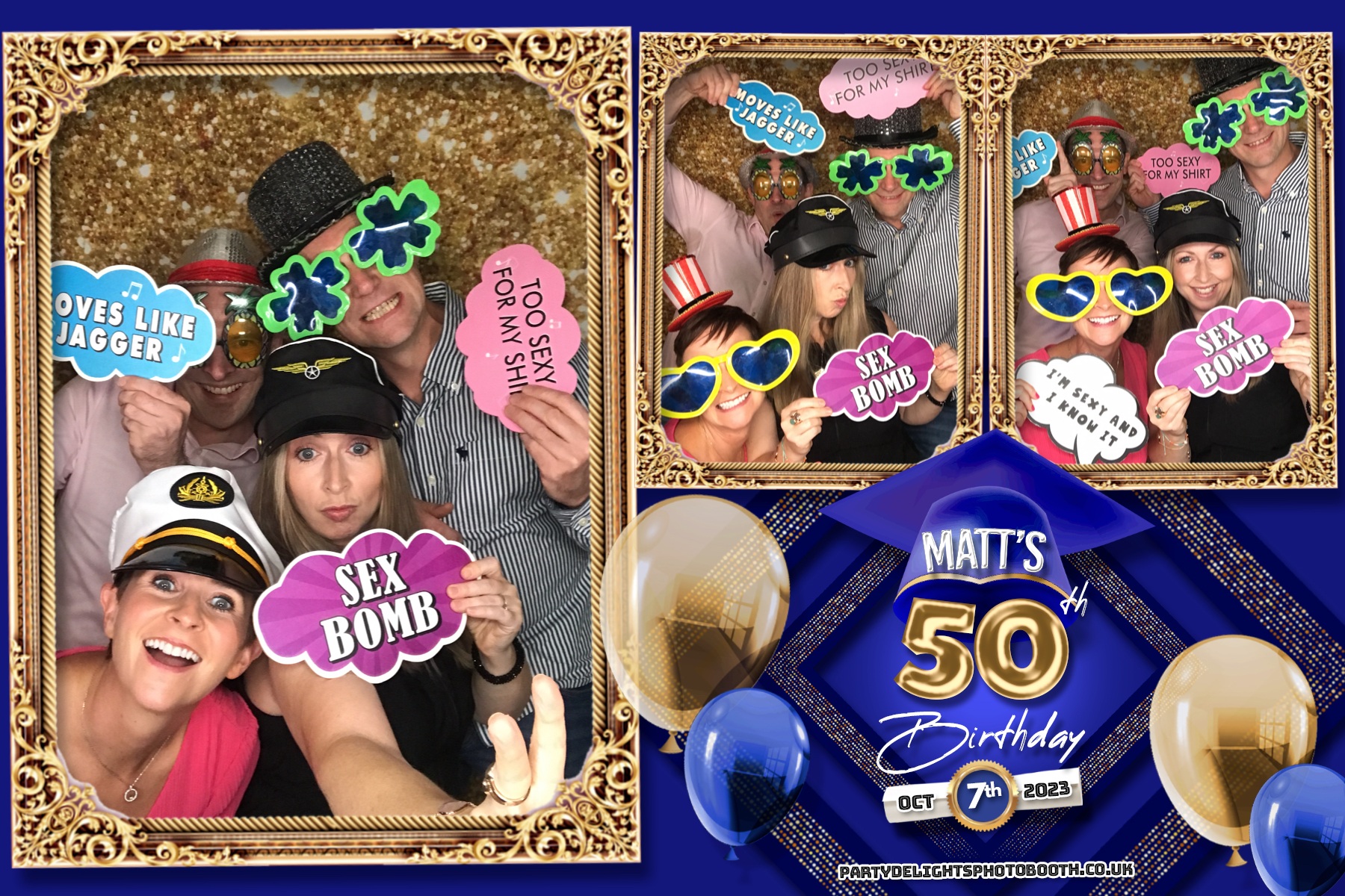 Matthew's 50th Birthday | View more photos from the event at gallery.partydelightsphotobooth.co.uk/u/PartyDelightsPhotoBooth/Matthews-50th-Birthday