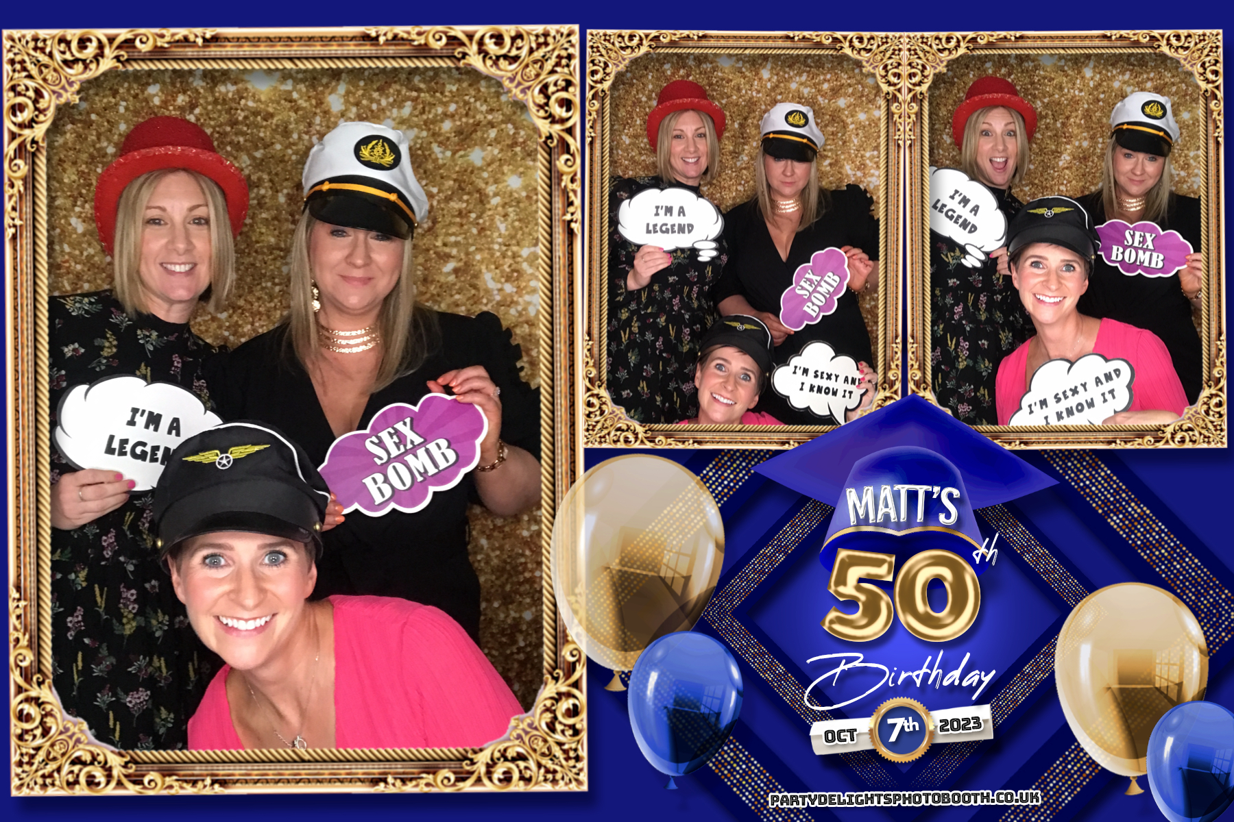 Matthew's 50th Birthday | View more photos from the event at gallery.partydelightsphotobooth.co.uk/u/PartyDelightsPhotoBooth/Matthews-50th-Birthday
