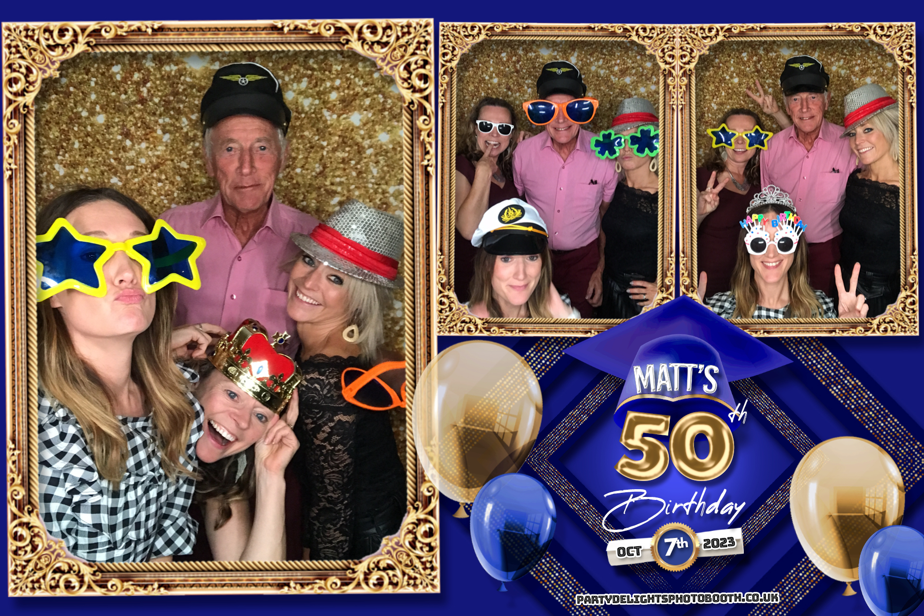 Matthew's 50th Birthday | View more photos from the event at gallery.partydelightsphotobooth.co.uk/u/PartyDelightsPhotoBooth/Matthews-50th-Birthday