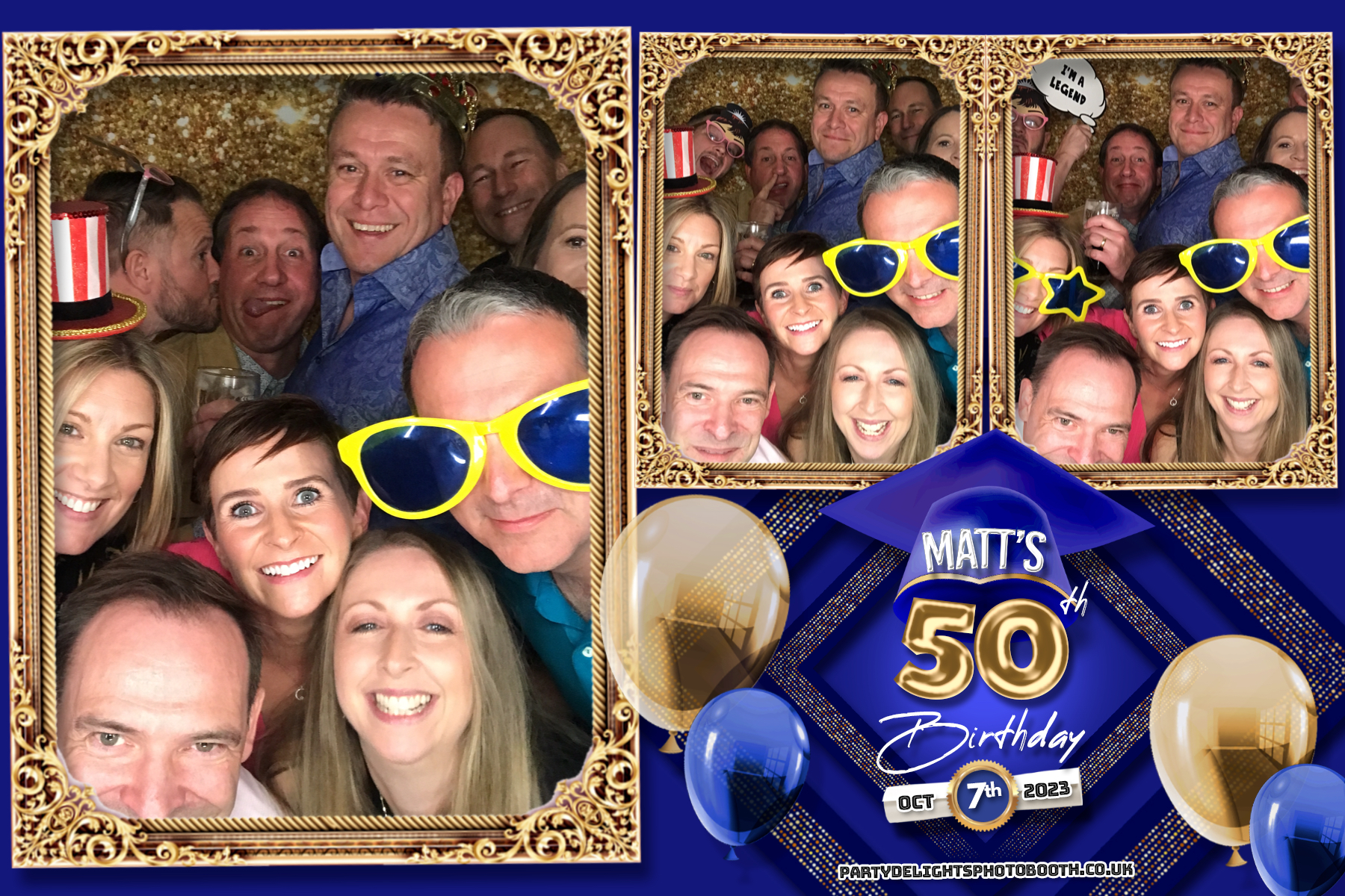 Matthew's 50th Birthday | View more photos from the event at gallery.partydelightsphotobooth.co.uk/u/PartyDelightsPhotoBooth/Matthews-50th-Birthday