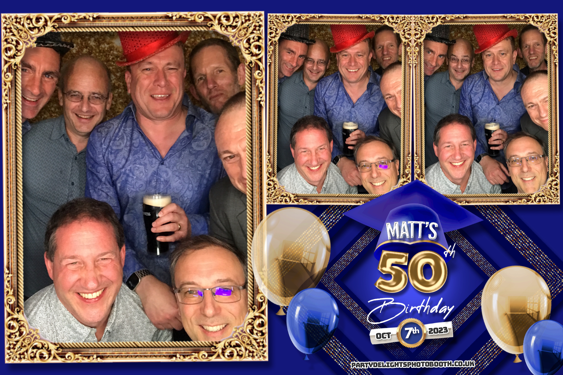 Matthew's 50th Birthday | View more photos from the event at gallery.partydelightsphotobooth.co.uk/u/PartyDelightsPhotoBooth/Matthews-50th-Birthday