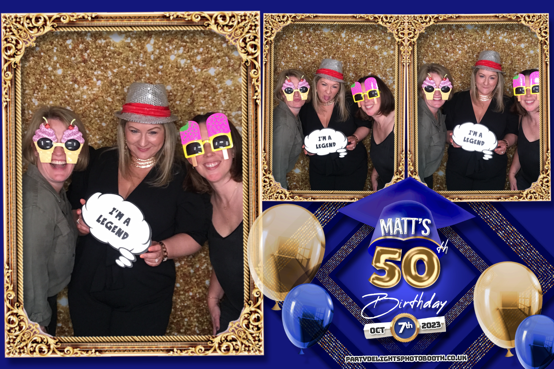 Matthew's 50th Birthday | View more photos from the event at gallery.partydelightsphotobooth.co.uk/u/PartyDelightsPhotoBooth/Matthews-50th-Birthday