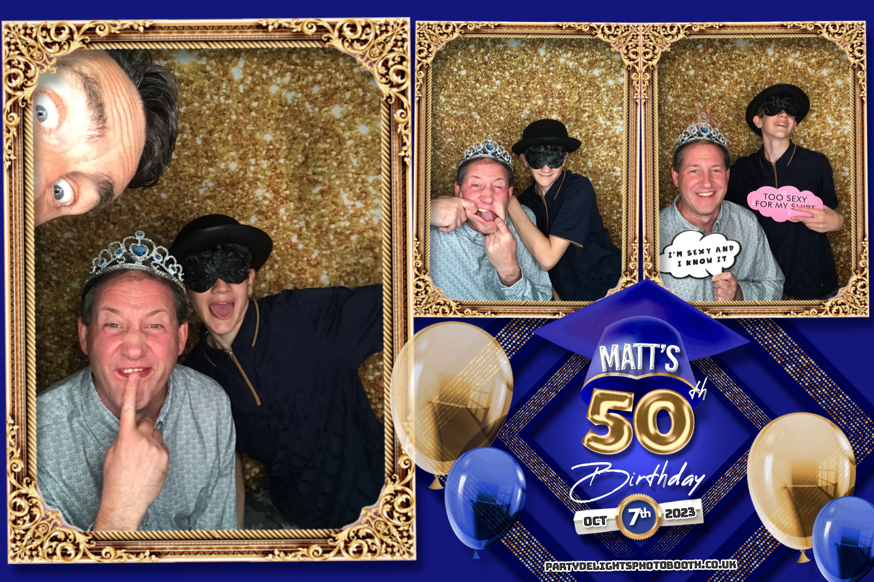 Matthew's 50th Birthday | View more photos from the event at gallery.partydelightsphotobooth.co.uk/u/PartyDelightsPhotoBooth/Matthews-50th-Birthday