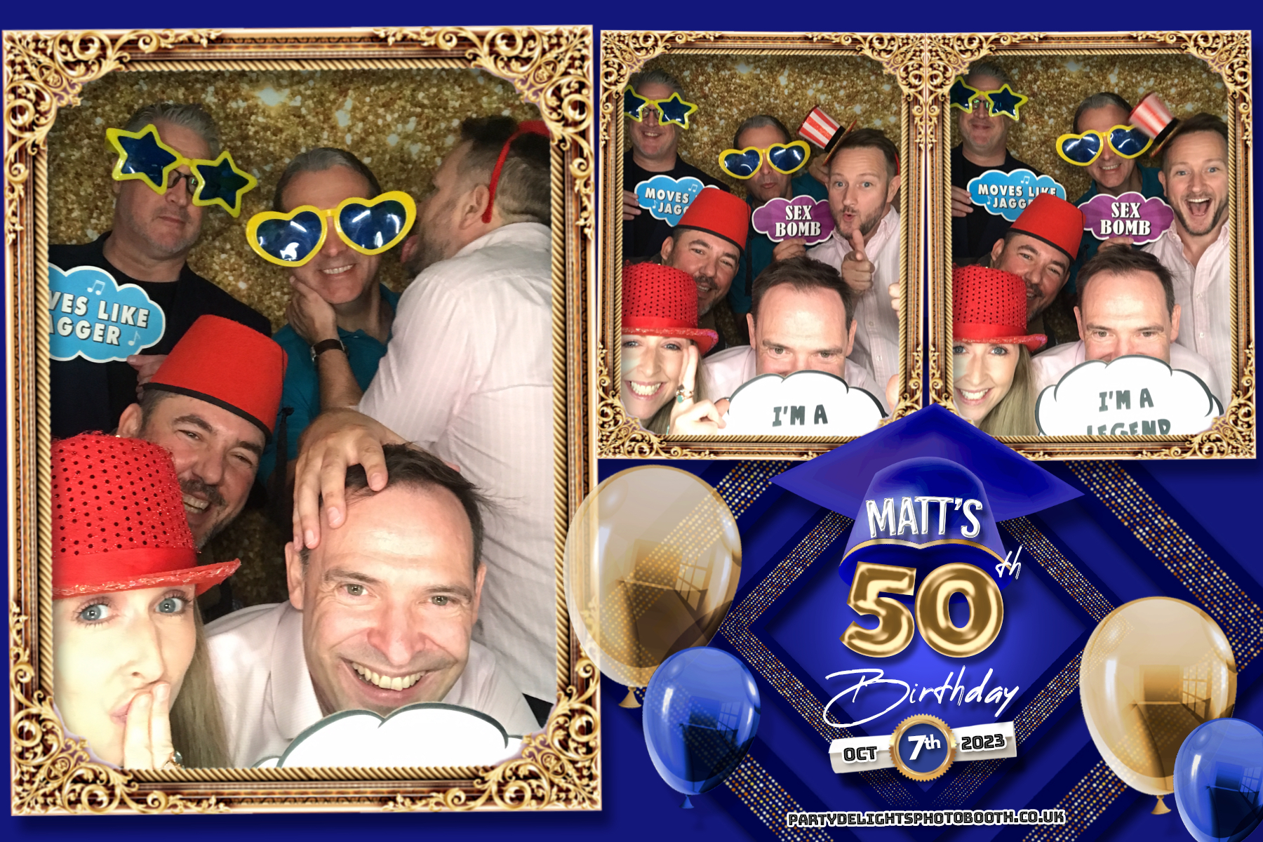 Matthew's 50th Birthday | View more photos from the event at gallery.partydelightsphotobooth.co.uk/u/PartyDelightsPhotoBooth/Matthews-50th-Birthday
