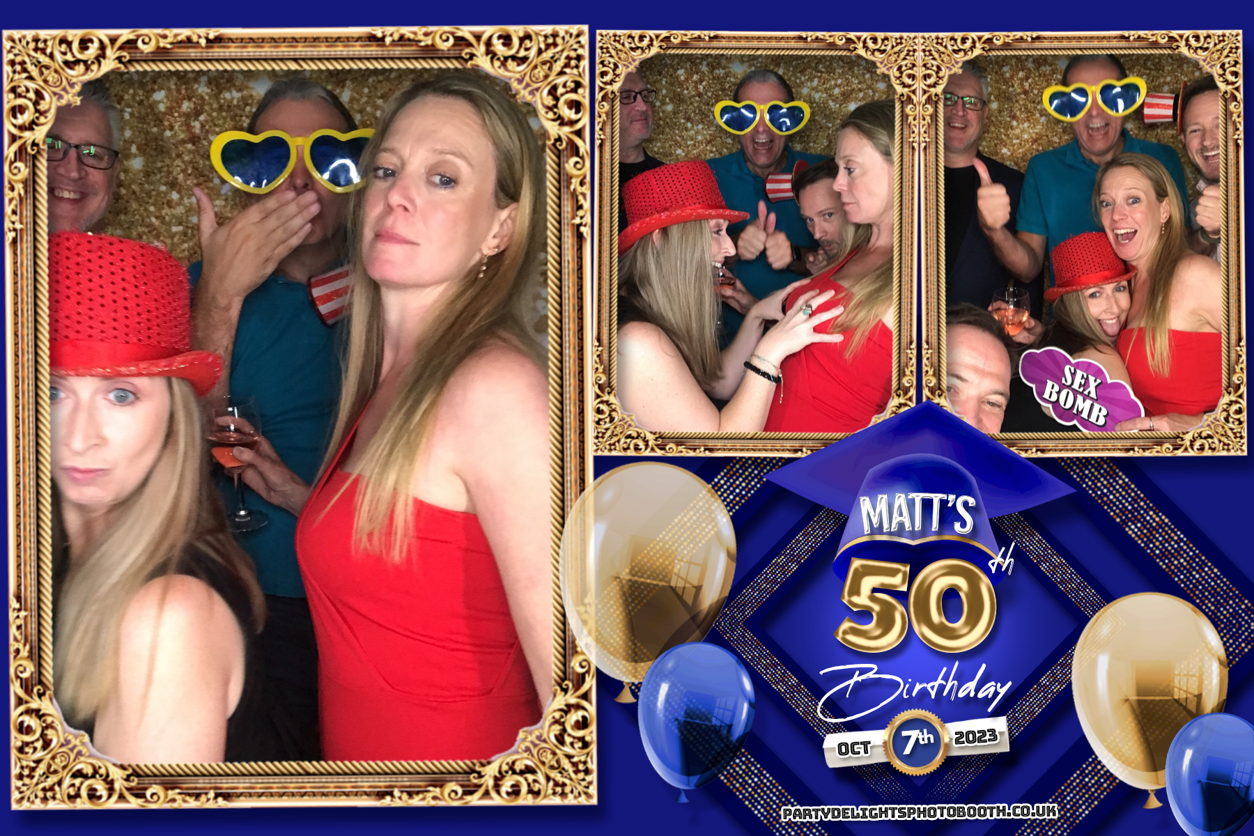 Matthew's 50th Birthday | View more photos from the event at gallery.partydelightsphotobooth.co.uk/u/PartyDelightsPhotoBooth/Matthews-50th-Birthday