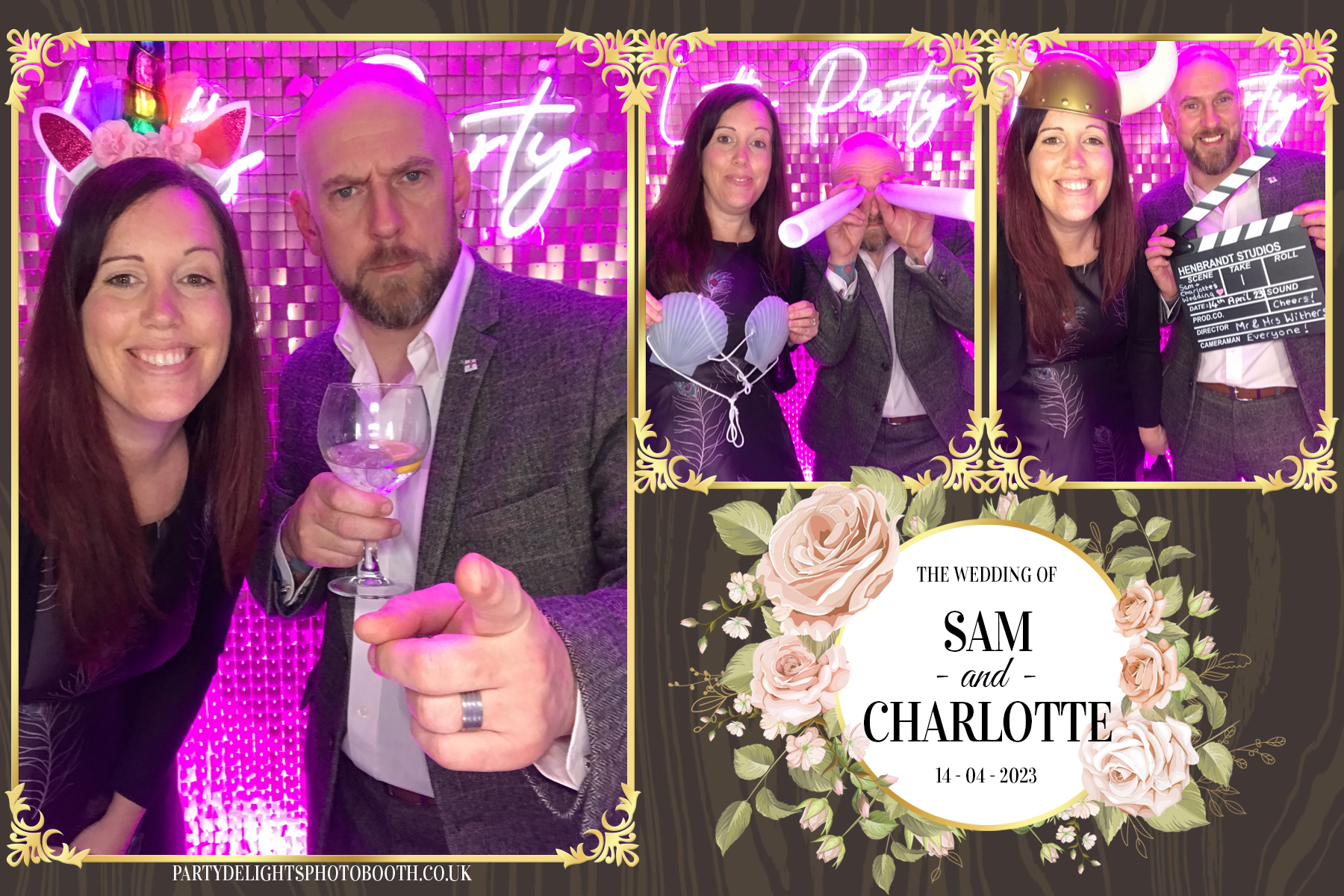 Mr & Mrs Withers | View more photos from the event at gallery.partydelightsphotobooth.co.uk/u/PartyDelightsPhotoBooth/Mr-Mrs-Withers