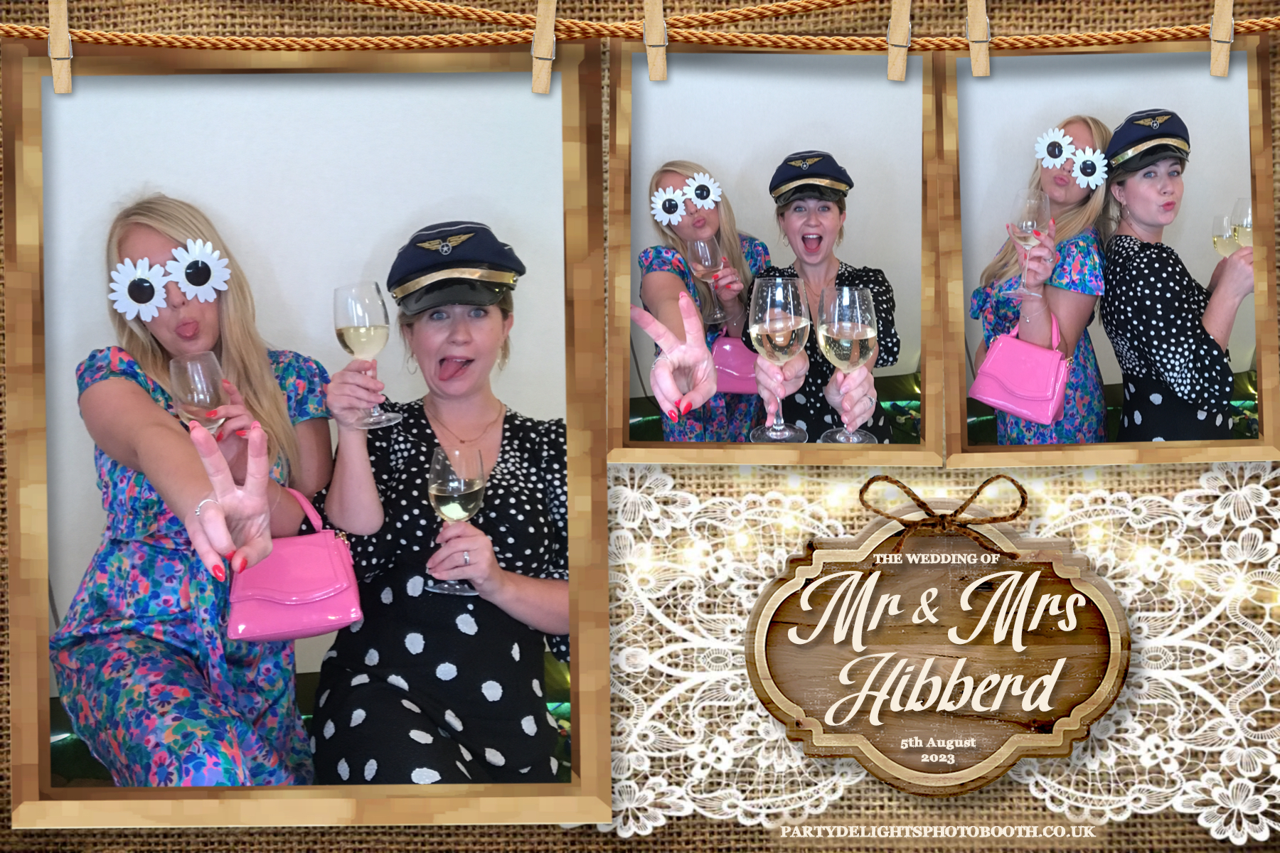 Mr and Mrs Hibberd | View more photos from the event at gallery.partydelightsphotobooth.co.uk/u/PartyDelightsPhotoBooth/Mr-and-Mrs-Hibberd