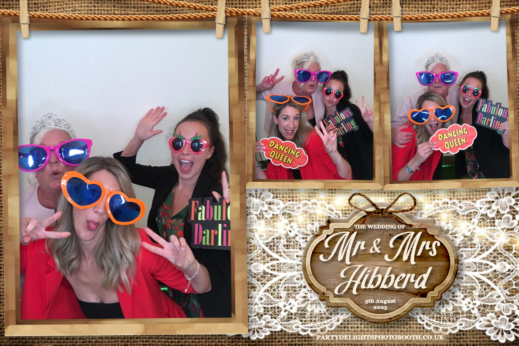 Mr and Mrs Hibberd | View more photos from the event at gallery.partydelightsphotobooth.co.uk/u/PartyDelightsPhotoBooth/Mr-and-Mrs-Hibberd