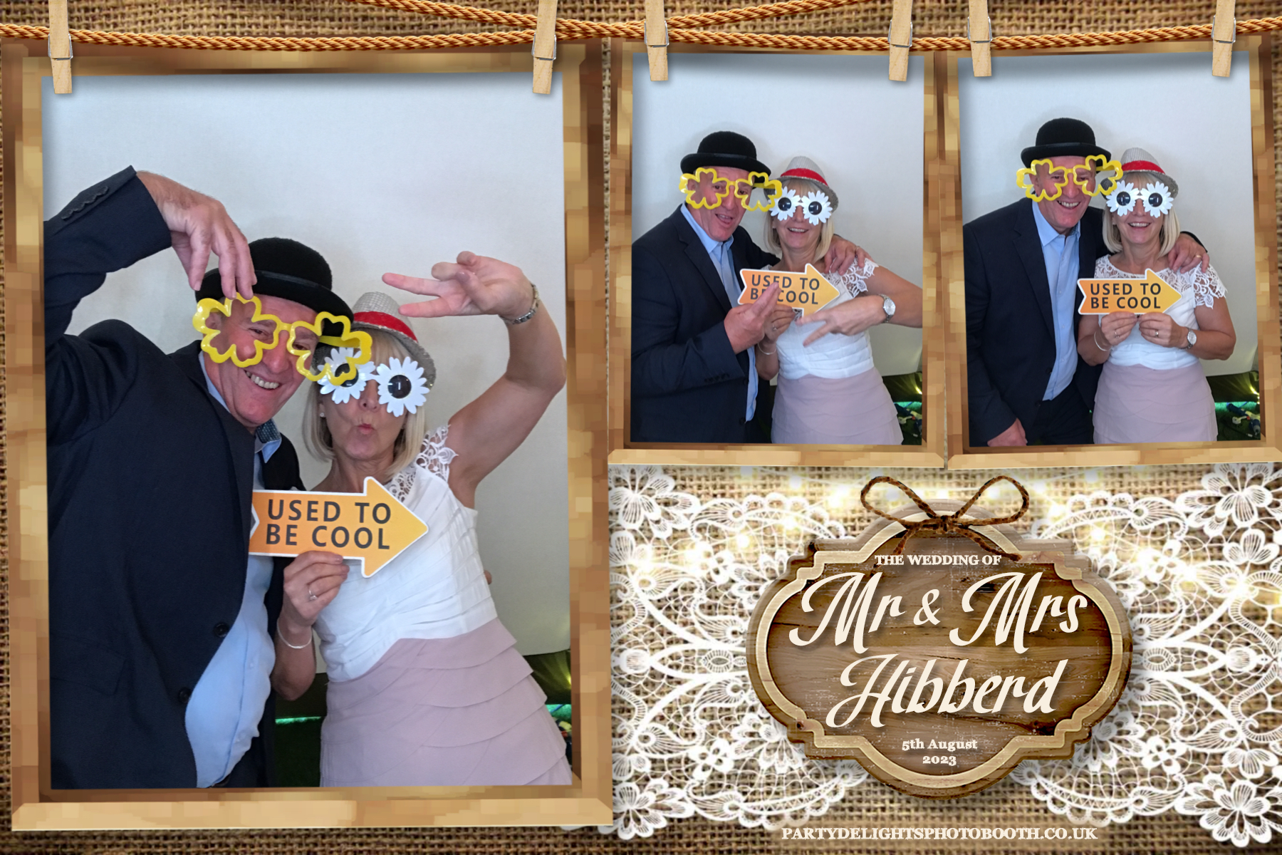 Mr and Mrs Hibberd | View more photos from the event at gallery.partydelightsphotobooth.co.uk/u/PartyDelightsPhotoBooth/Mr-and-Mrs-Hibberd