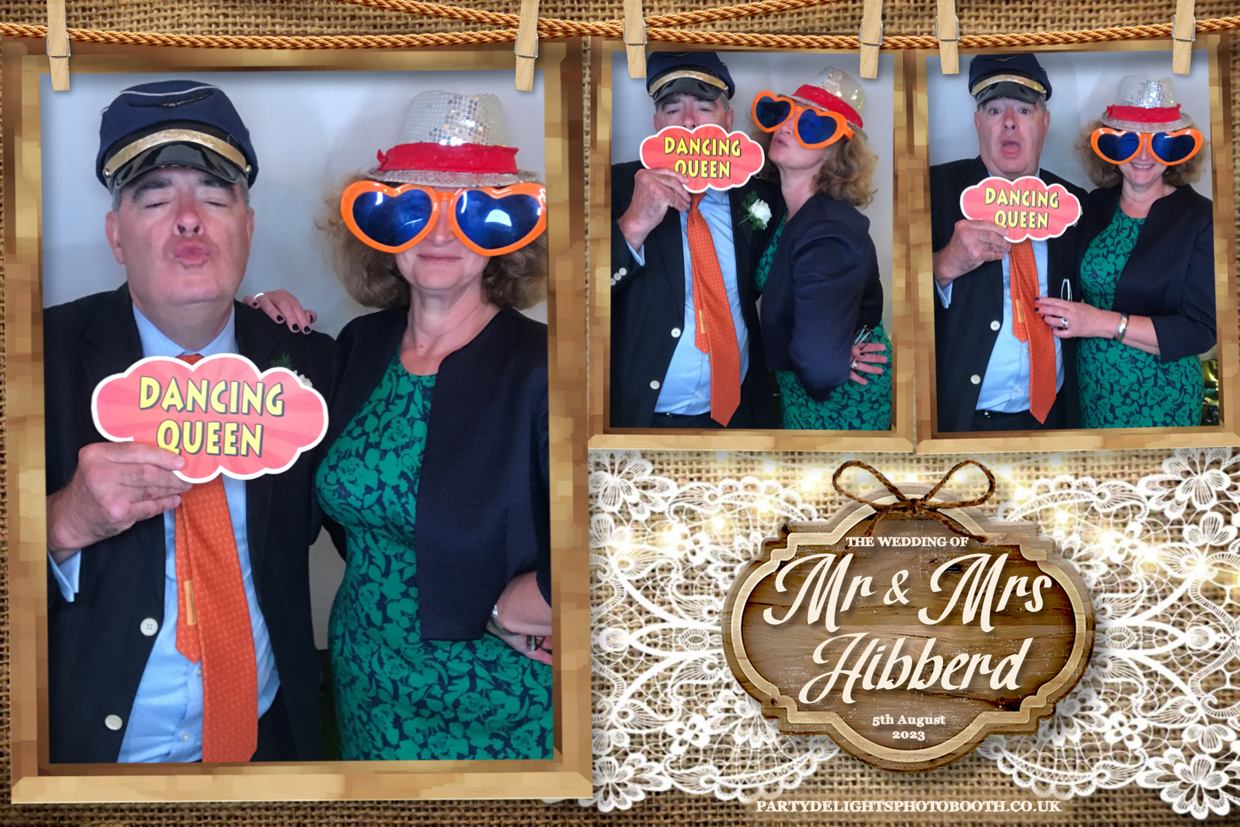 Mr and Mrs Hibberd | View more photos from the event at gallery.partydelightsphotobooth.co.uk/u/PartyDelightsPhotoBooth/Mr-and-Mrs-Hibberd