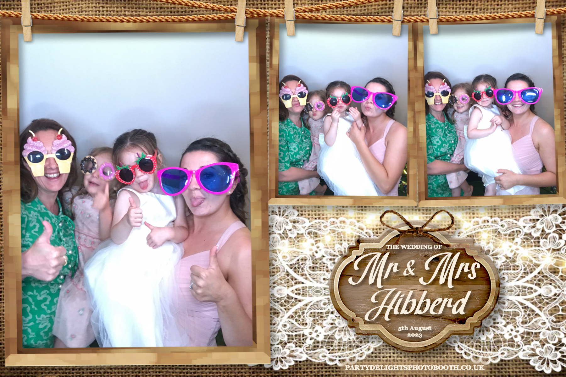 Mr and Mrs Hibberd | View more photos from the event at gallery.partydelightsphotobooth.co.uk/u/PartyDelightsPhotoBooth/Mr-and-Mrs-Hibberd