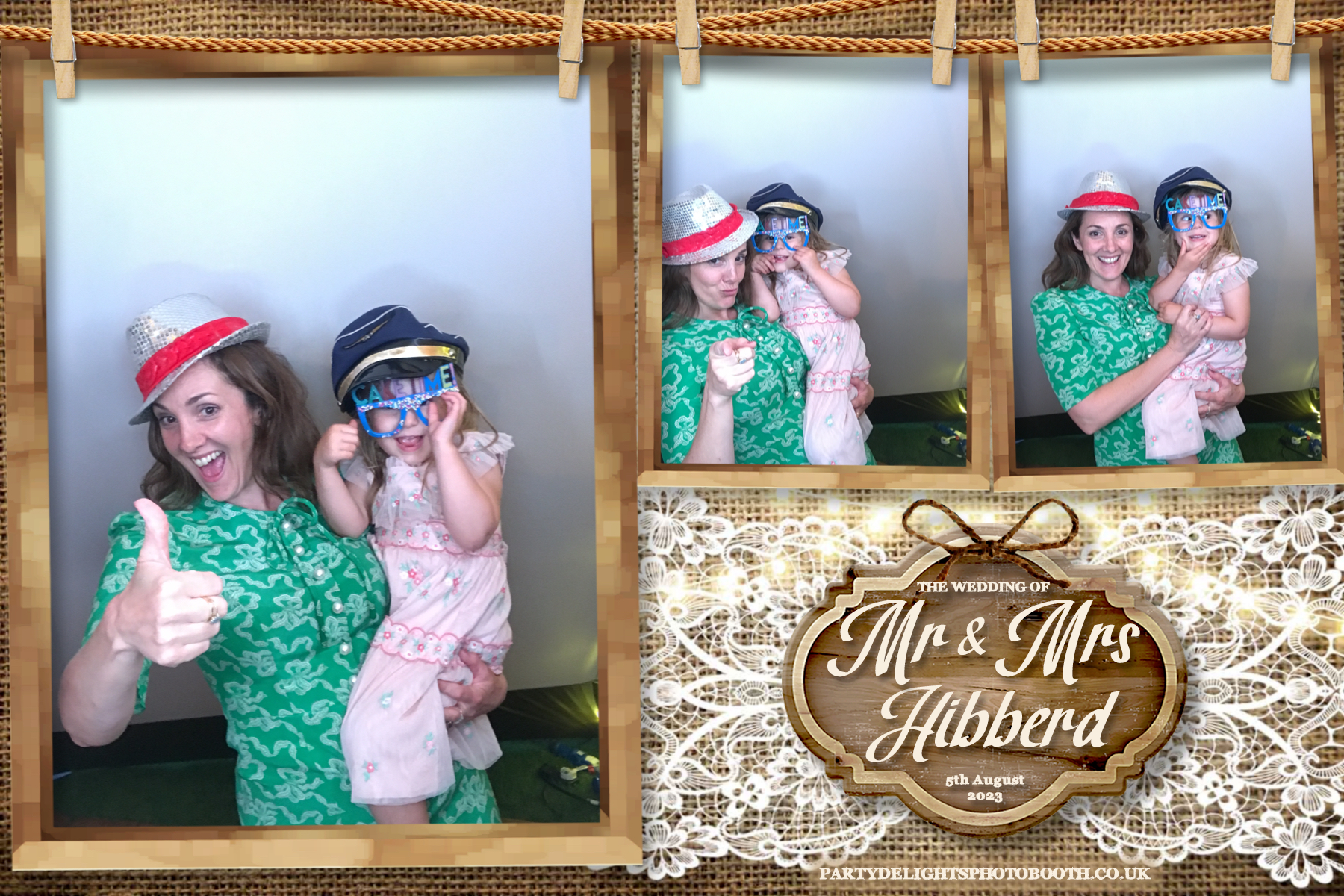 Mr and Mrs Hibberd | View more photos from the event at gallery.partydelightsphotobooth.co.uk/u/PartyDelightsPhotoBooth/Mr-and-Mrs-Hibberd