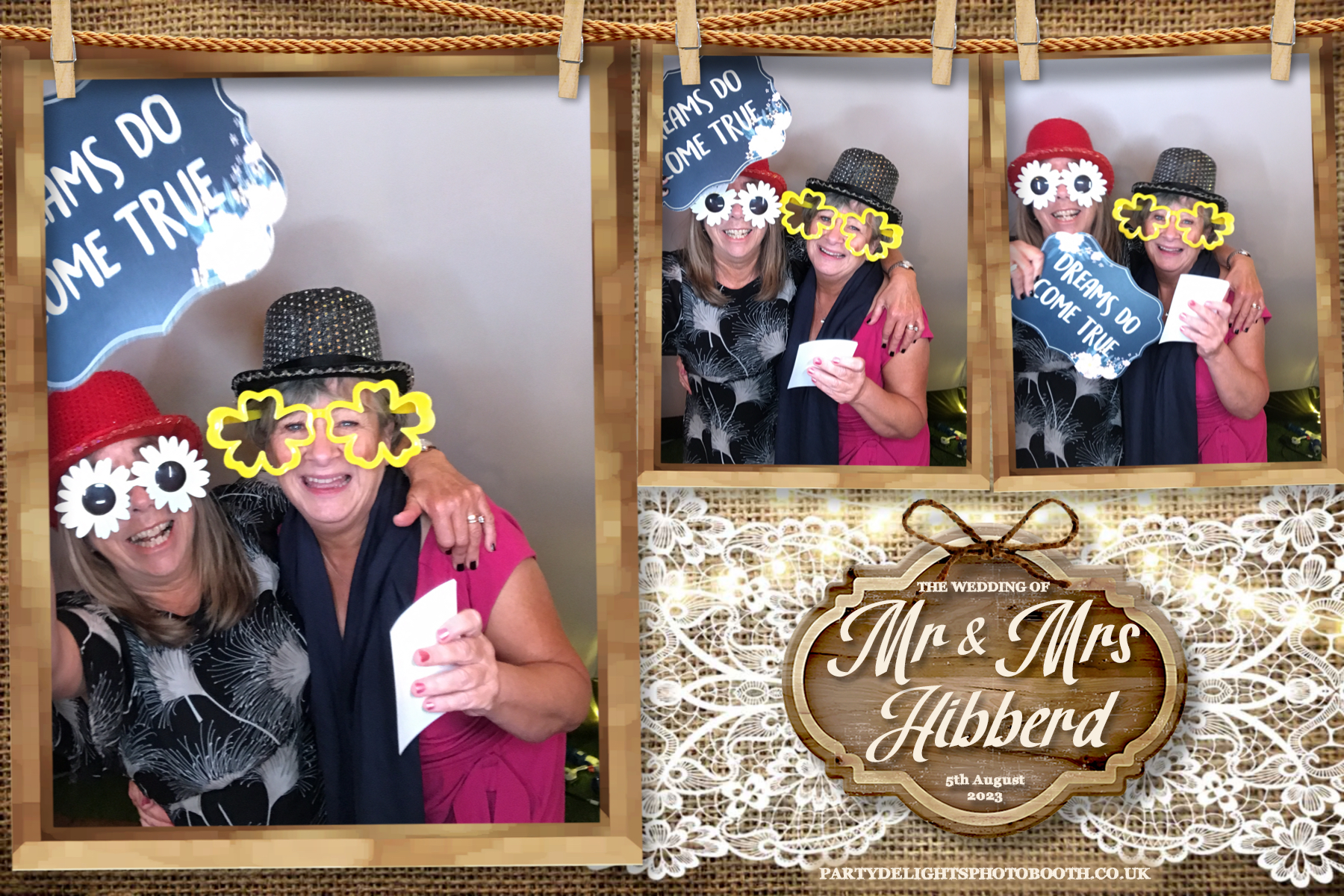 Mr and Mrs Hibberd | View more photos from the event at gallery.partydelightsphotobooth.co.uk/u/PartyDelightsPhotoBooth/Mr-and-Mrs-Hibberd